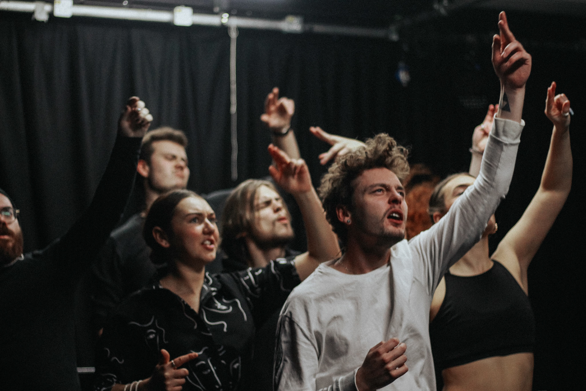 Rehearsals for The Wrong Un's Theatre Company