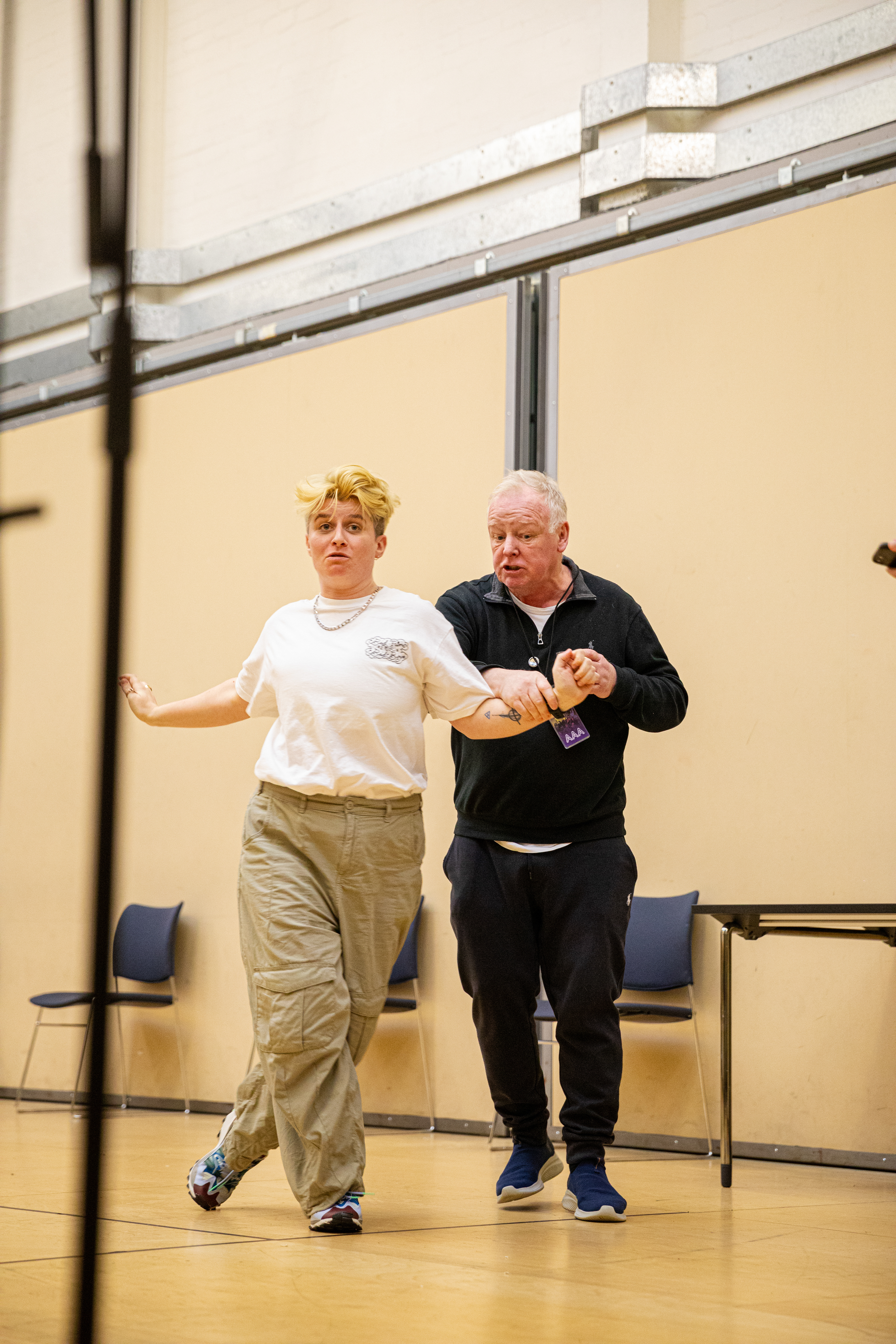 Not Too Tame's Twelfth Night R&D at National Theatre Studios. Produced by Not Too Tame and Shakespeare North Playhouse. Directed by Jimmy Fairhurst.