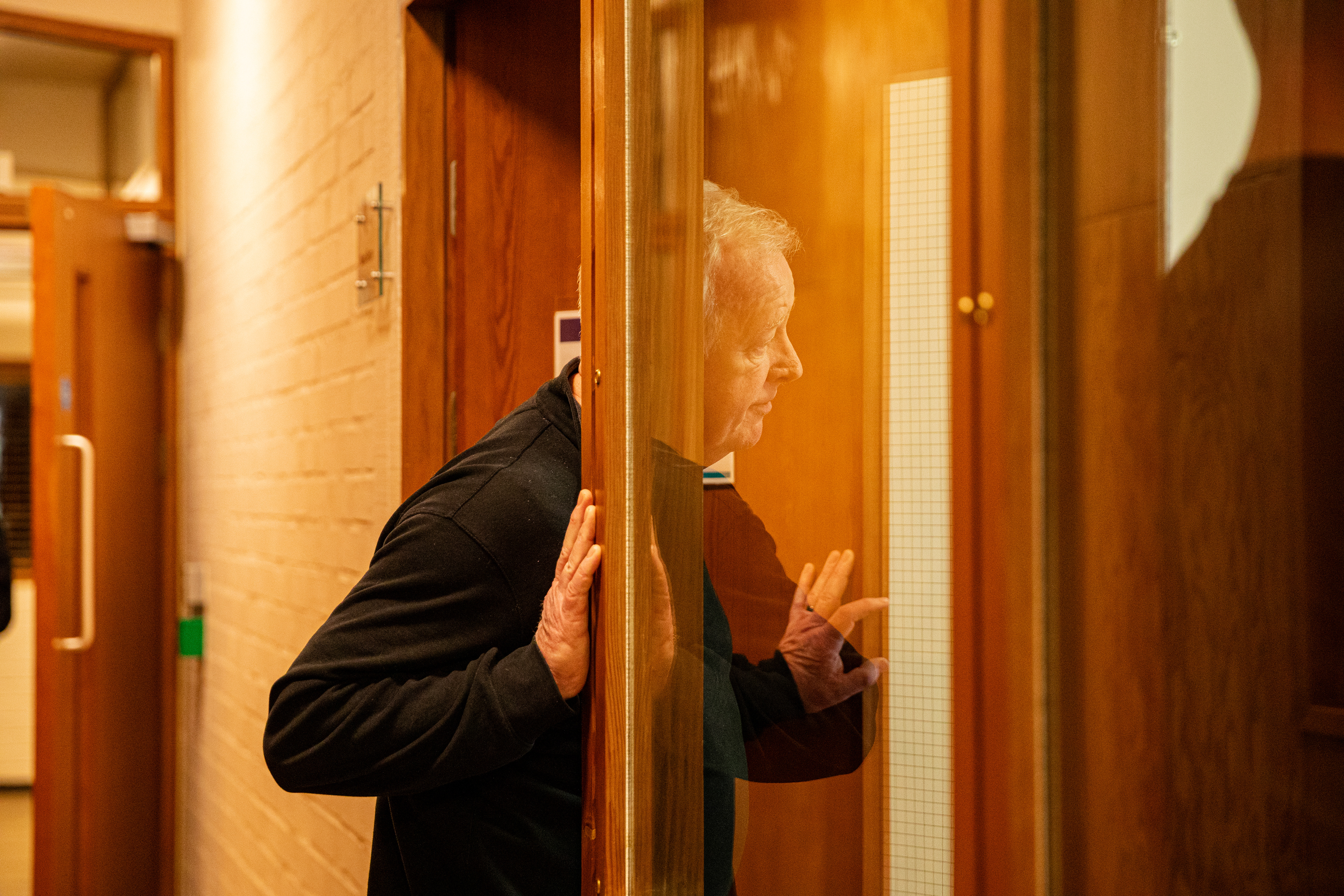 Les Dennis in Not Too Tame's Twelfth Night R&D at National Theatre Studios. Produced by Not Too Tame and Shakespeare North Playhouse. Directed by Jimmy Fairhurst.