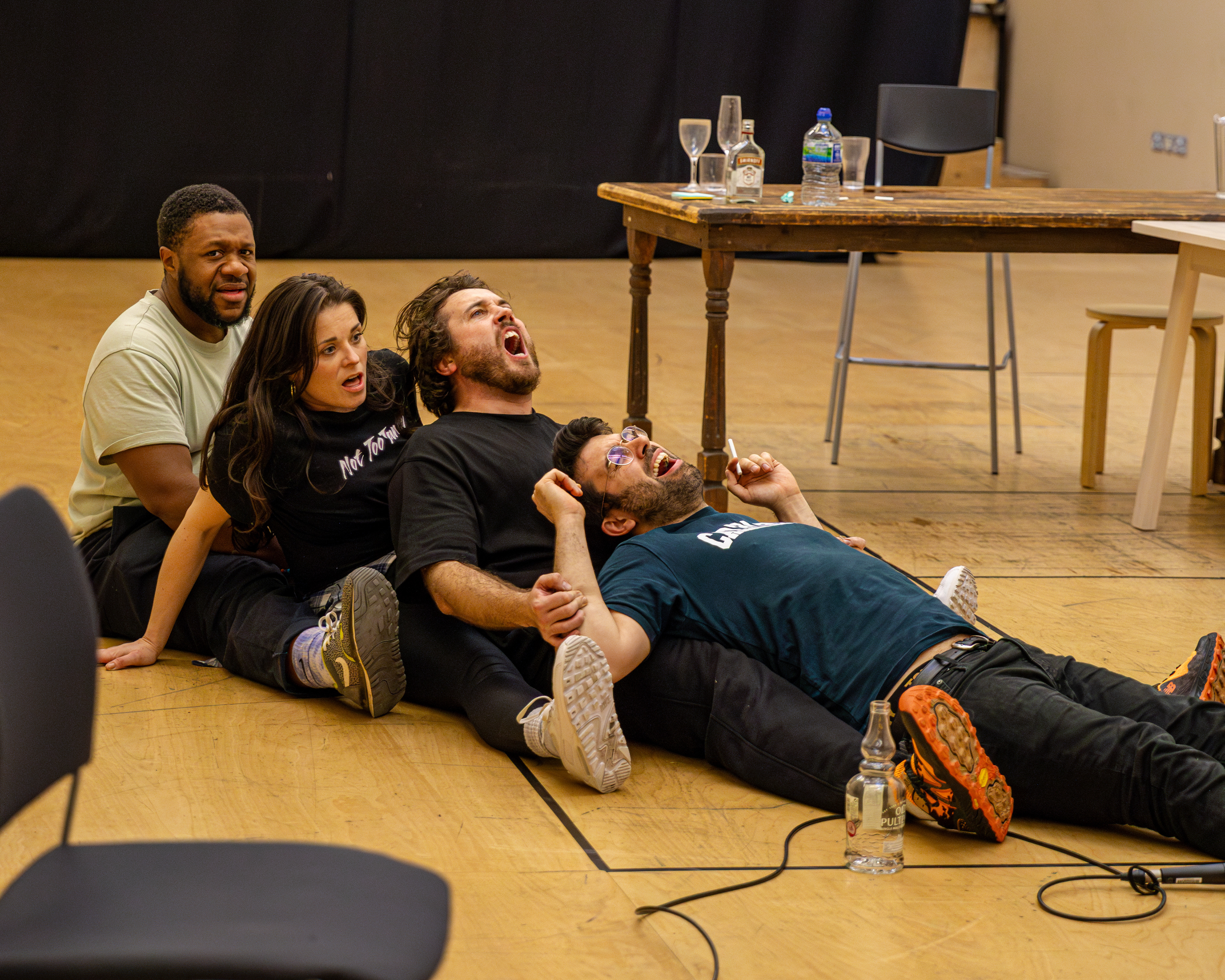 Not Too Tame's Twelfth Night R&D at National Theatre Studios. Produced by Not Too Tame and Shakespeare North Playhouse. Directed by Jimmy Fairhurst.