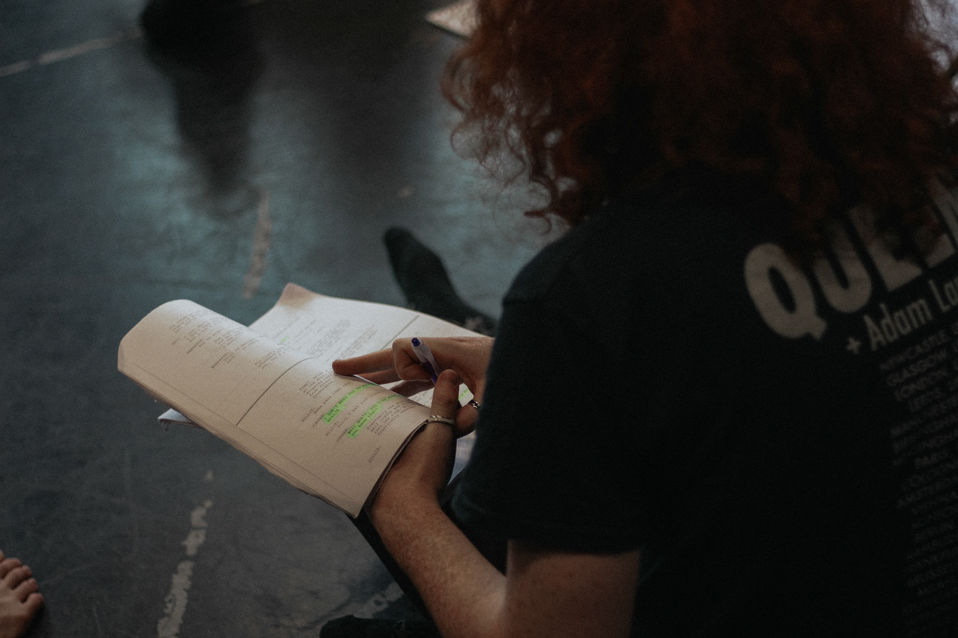 Rehearsals for The Wrong Un's Theatre Company