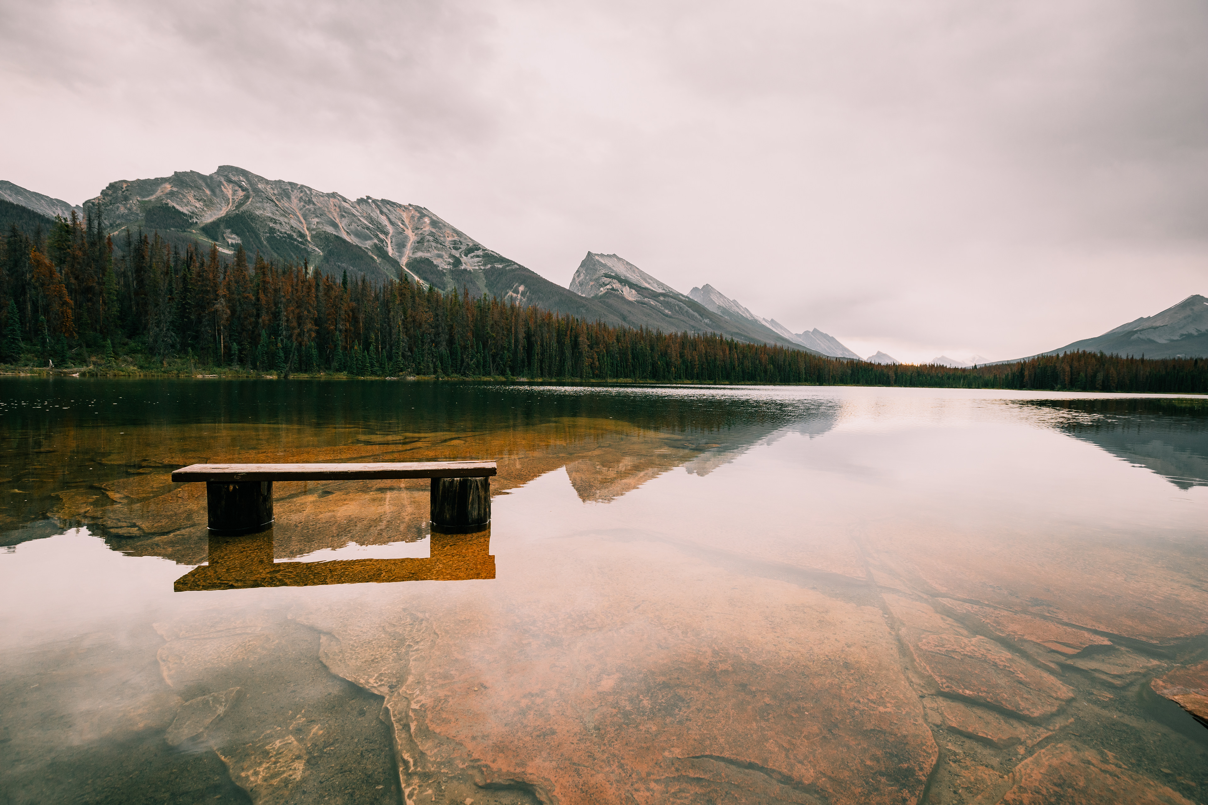 Pyramid Lake Campsite, Jasper National Park, Alta
