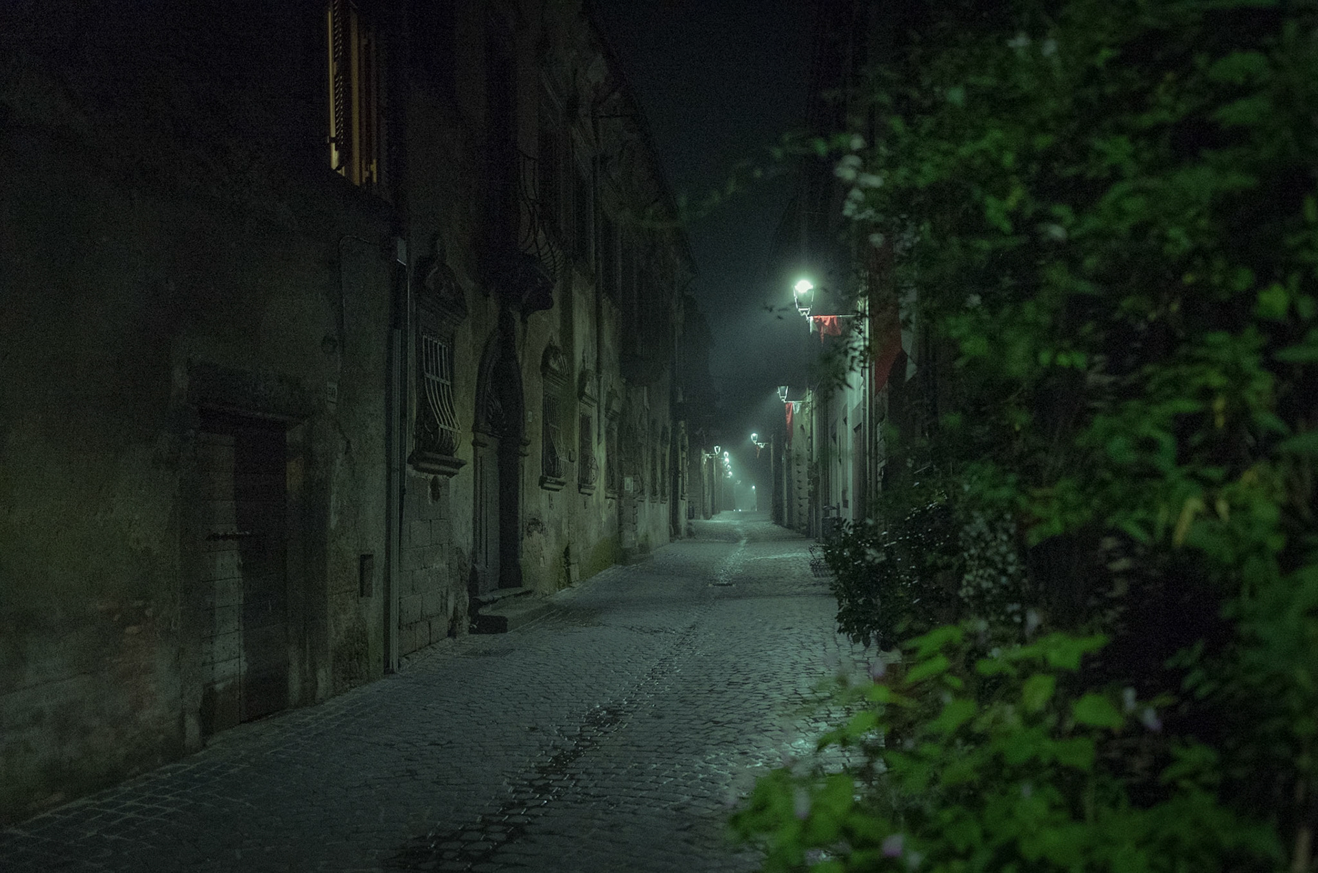 Barbarano Romano: A misty Night