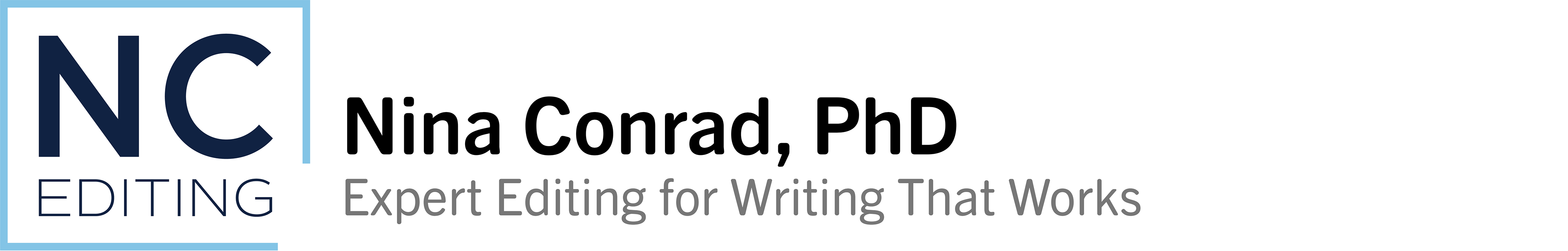 Nina Conrad, PhD | Expert Editing for Writing That Works