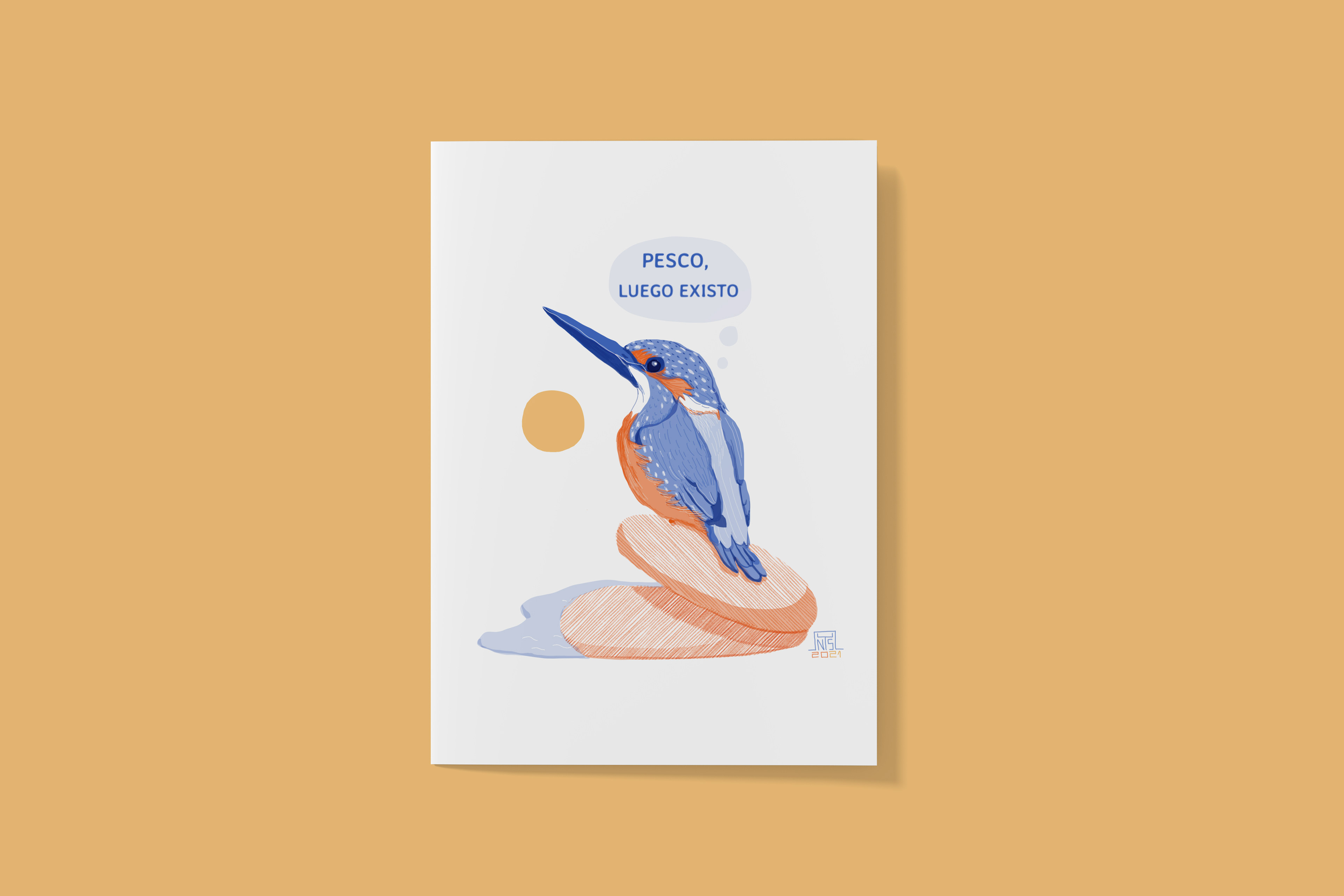 KINGFISHER - 29,7 x 21cm Print -12€ + shipping