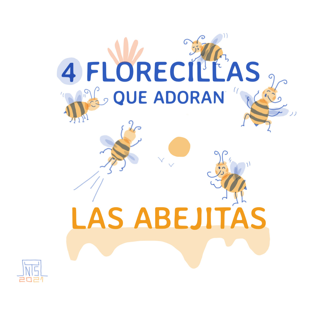 3 little flowers that bees love