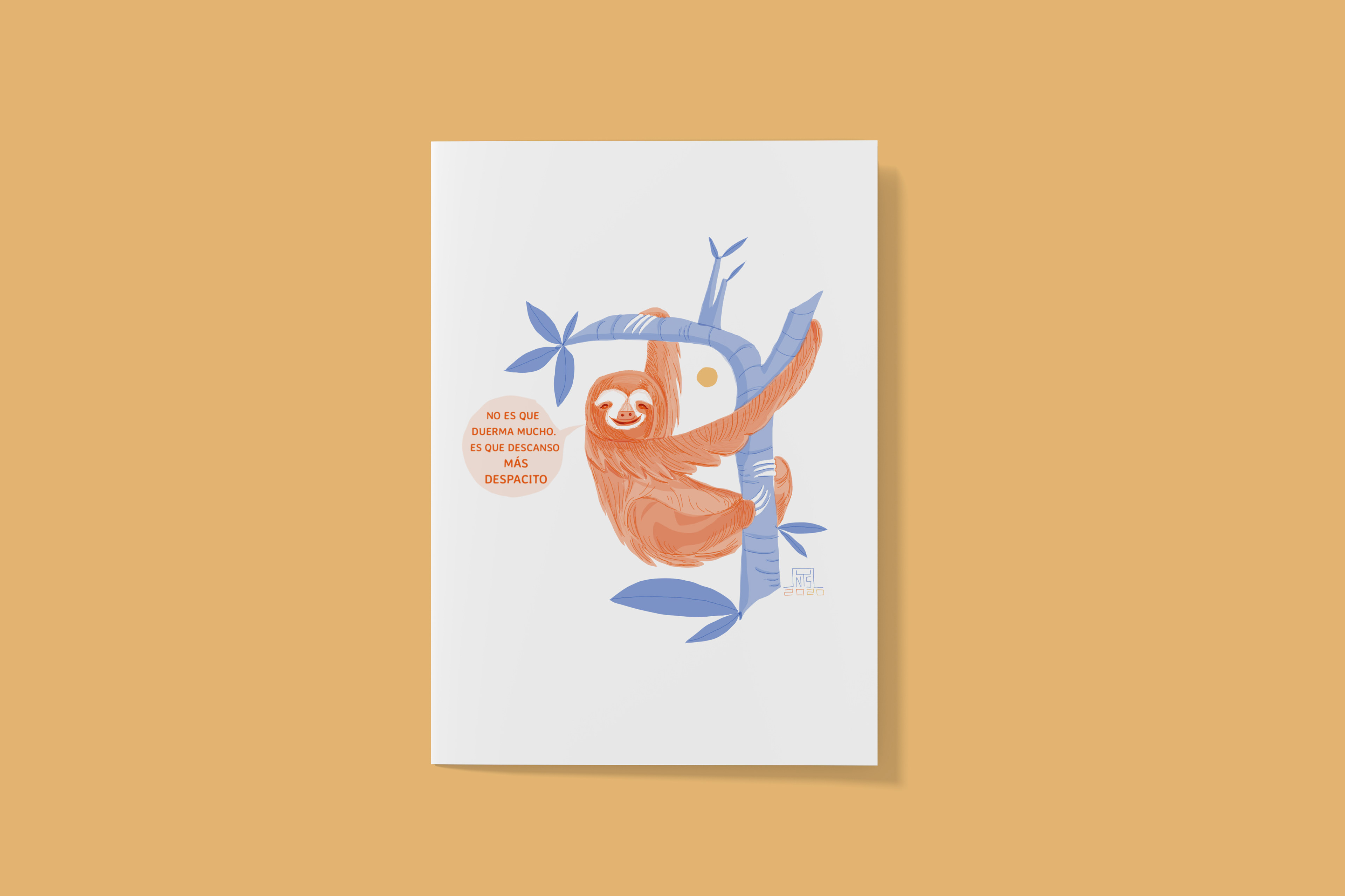 SLOTH - 29,7 x 21cm Print - 12€ + shipping