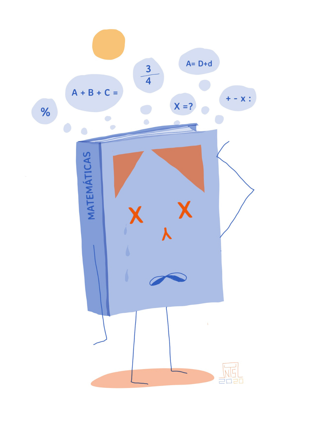 Poor math book, always with problems