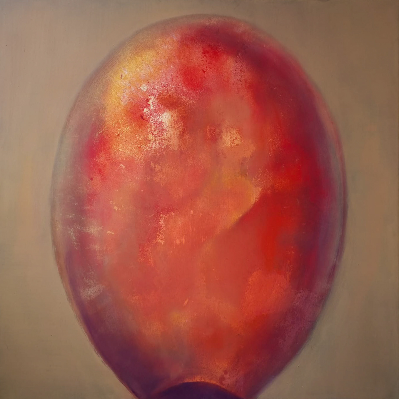 "Myrmeconema neotropicum: ant's ass" 100x100 cm oil on canvas