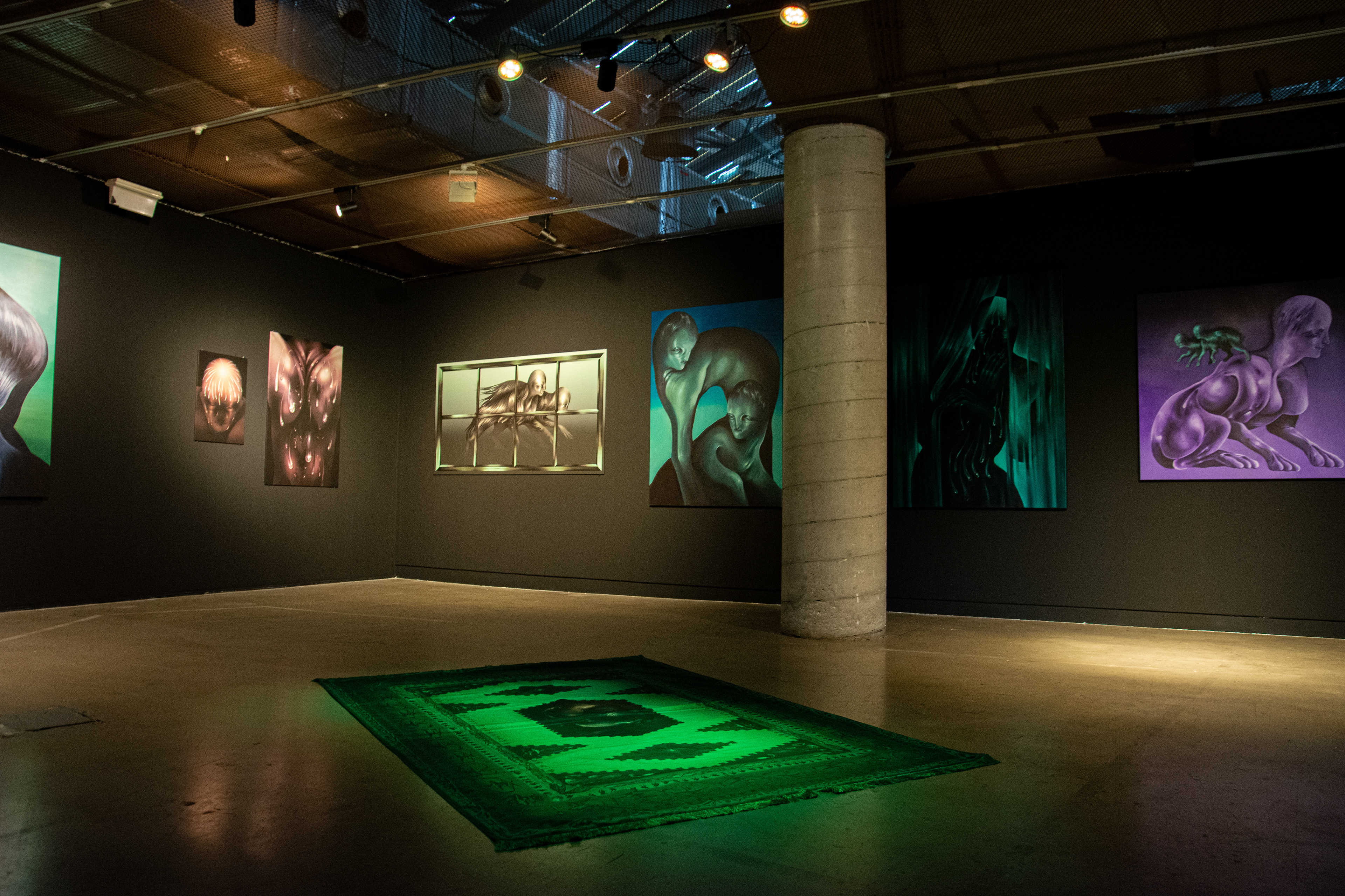 Galeria +, Katowice, Poland "Muta" photo by Mikołaj Zdancewicz artist: Natalia Kleszczewska