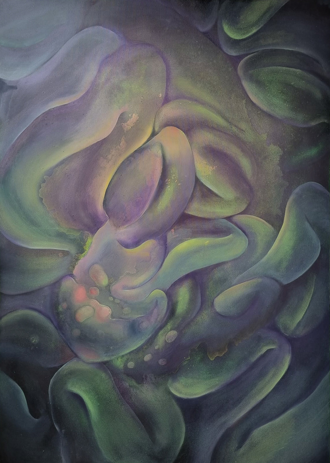 "Massospora: rape drug" 100x140 cm oil on canvas