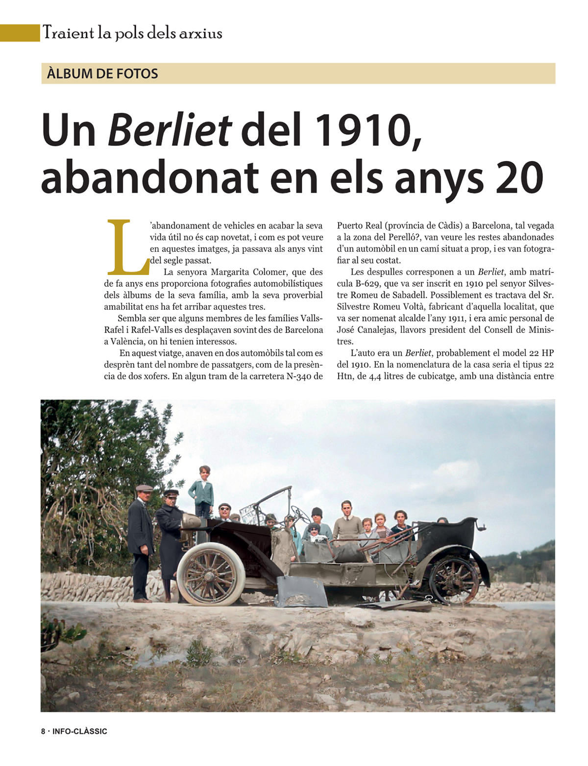 Artículo de Lluís Cascante Gomis para la revista Info-Clàssic Nº123