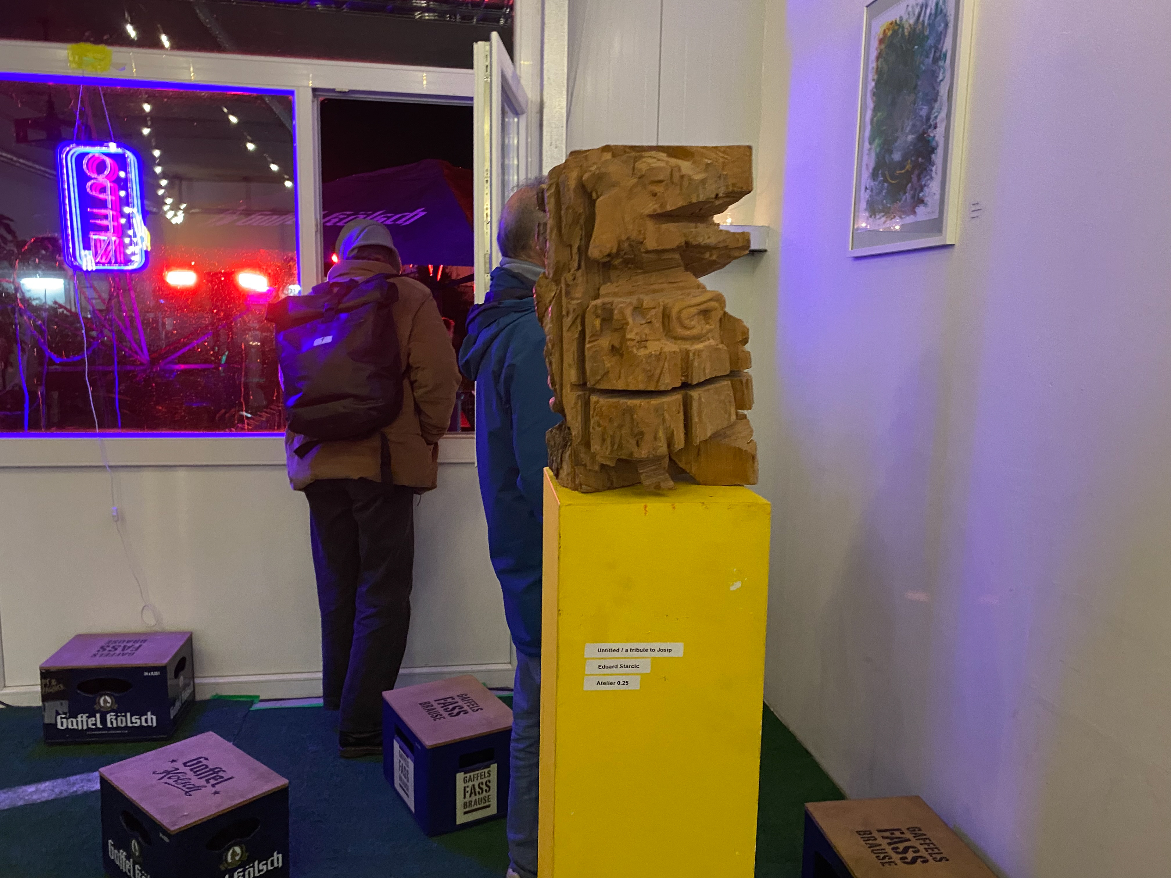 Untitteld_ a tribute to Josip 1999 / Skulptur, Holz