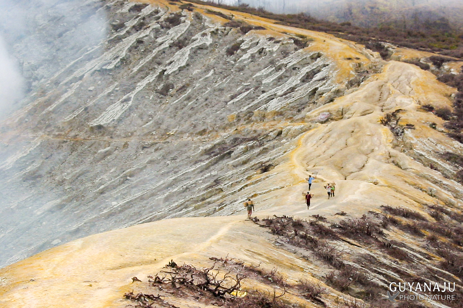 Porteurs de souffre - Mont Bromo - Java