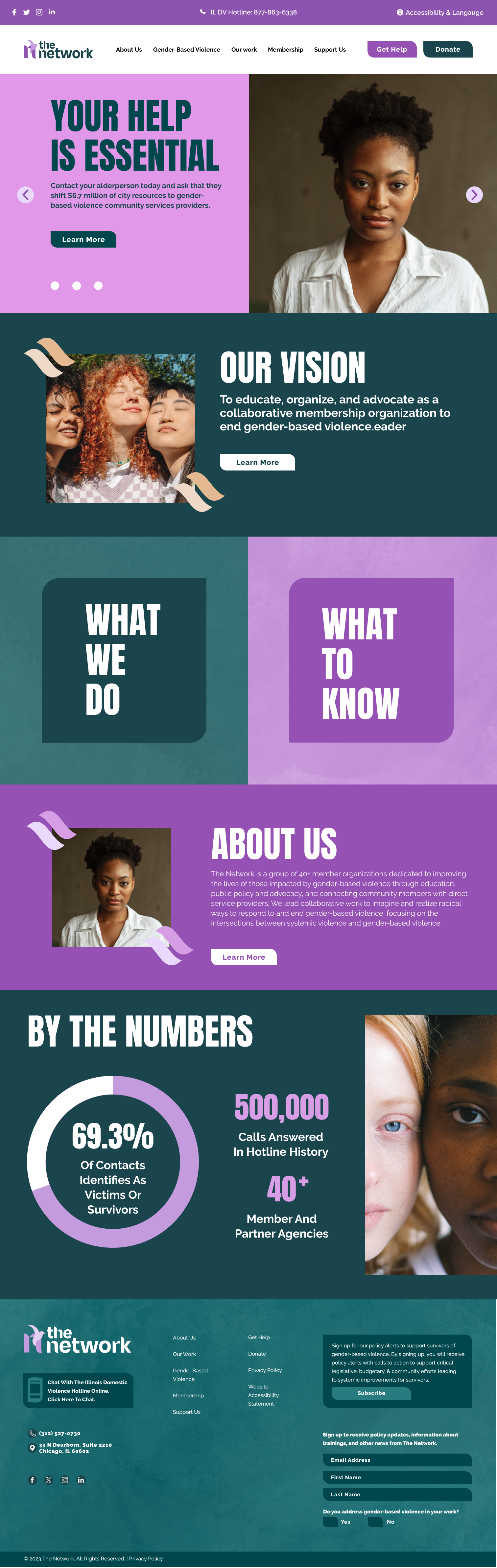 The Network Homepage Prototype