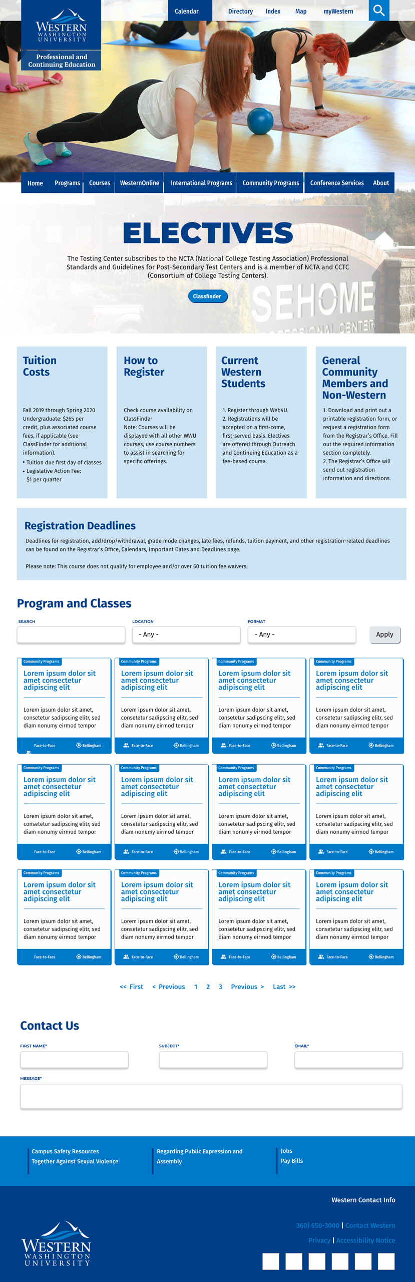 Program finder cards