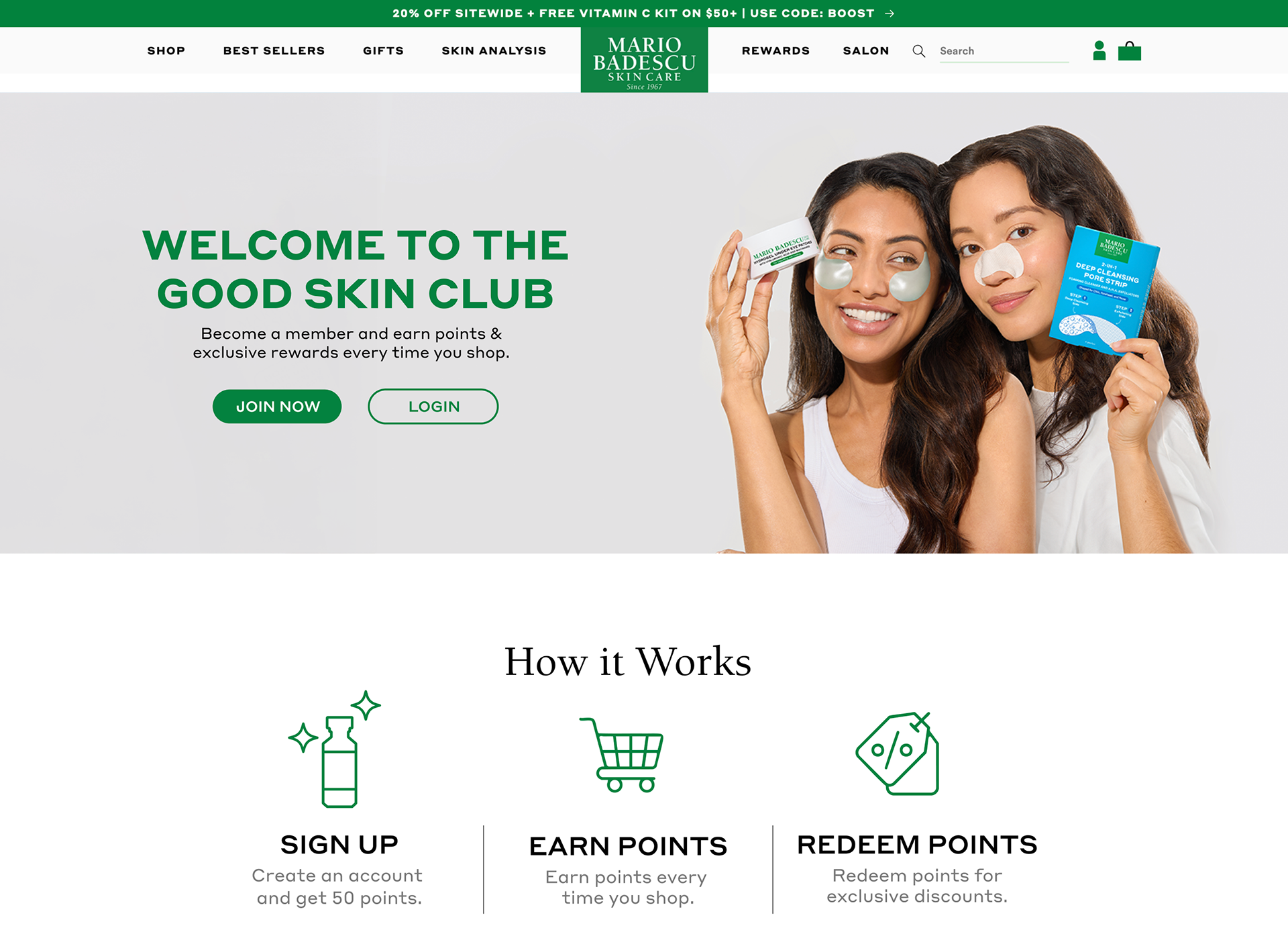 Rewards Landing Page (in progress)