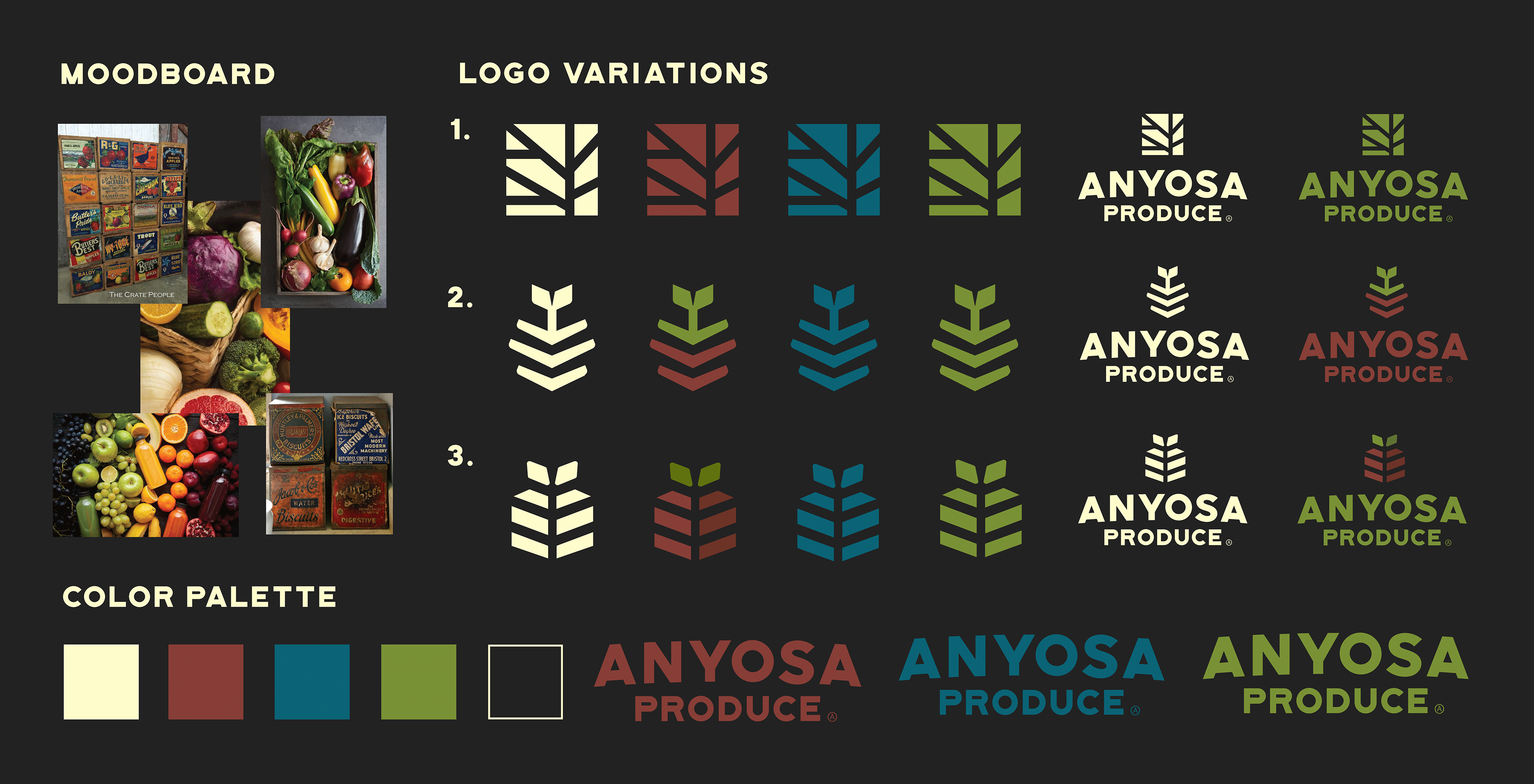 Logo+ Logotype Study for Food Transportation Company