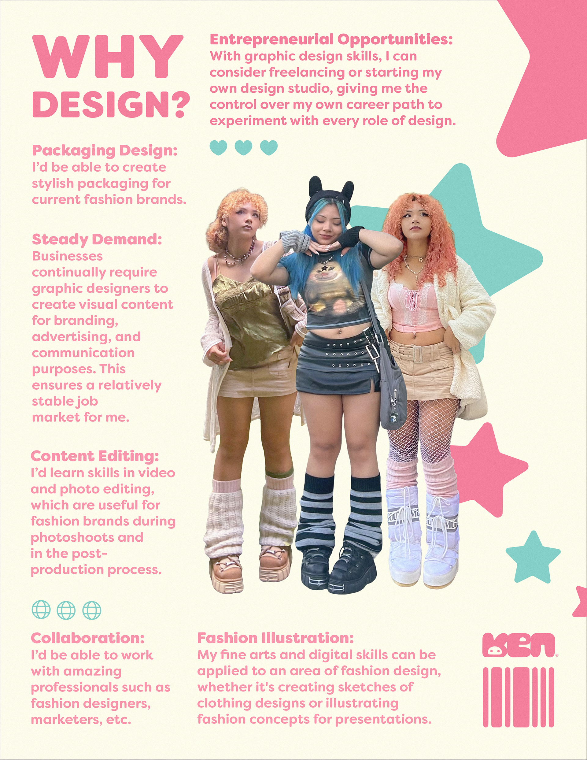 Editorial Experiment using Personal Brand Colors