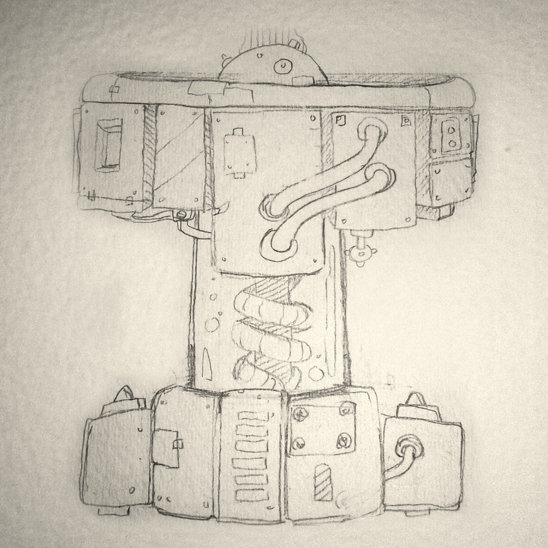 Sketched "I"