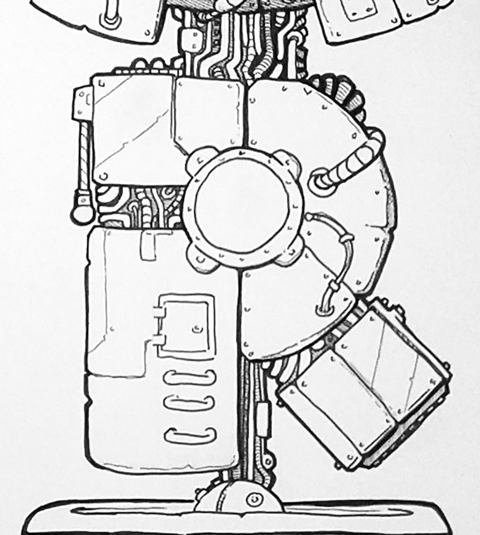 Inked Detail "R"