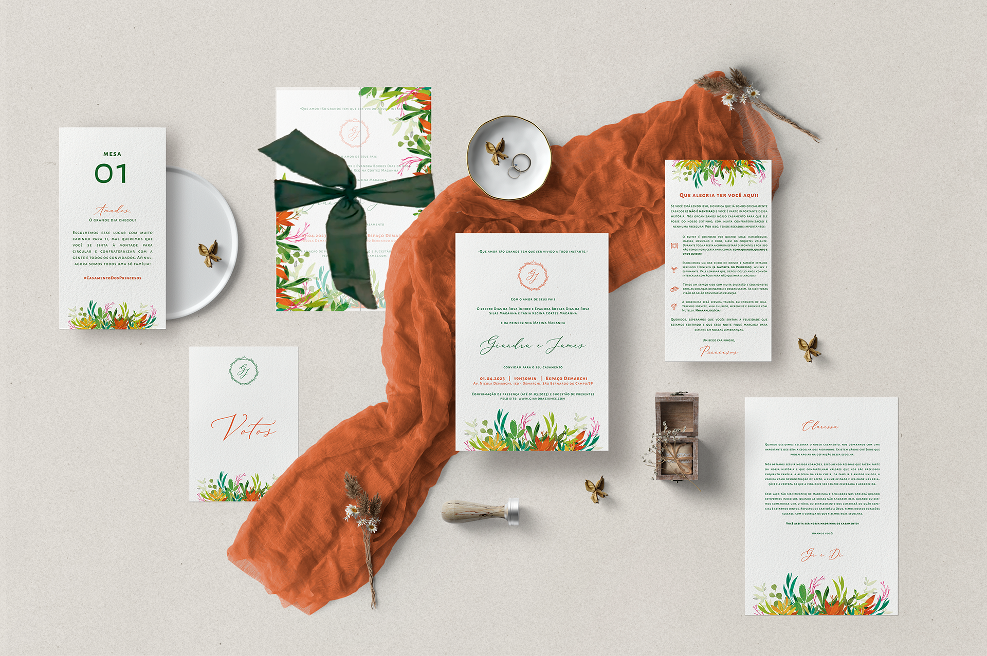 identidade visual casamento