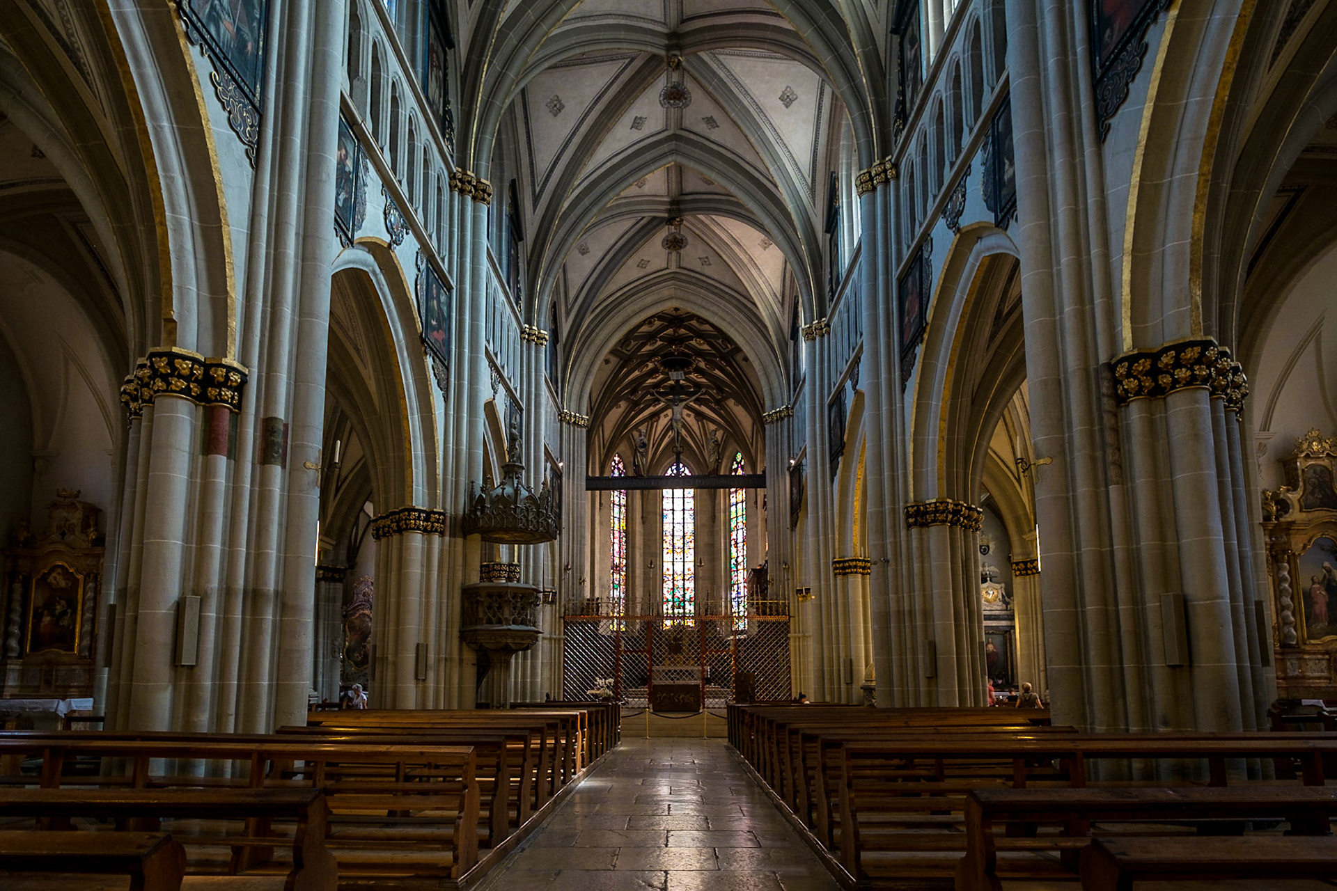 Cathédrale Saint-Nicolas. Friburgo, Suiza