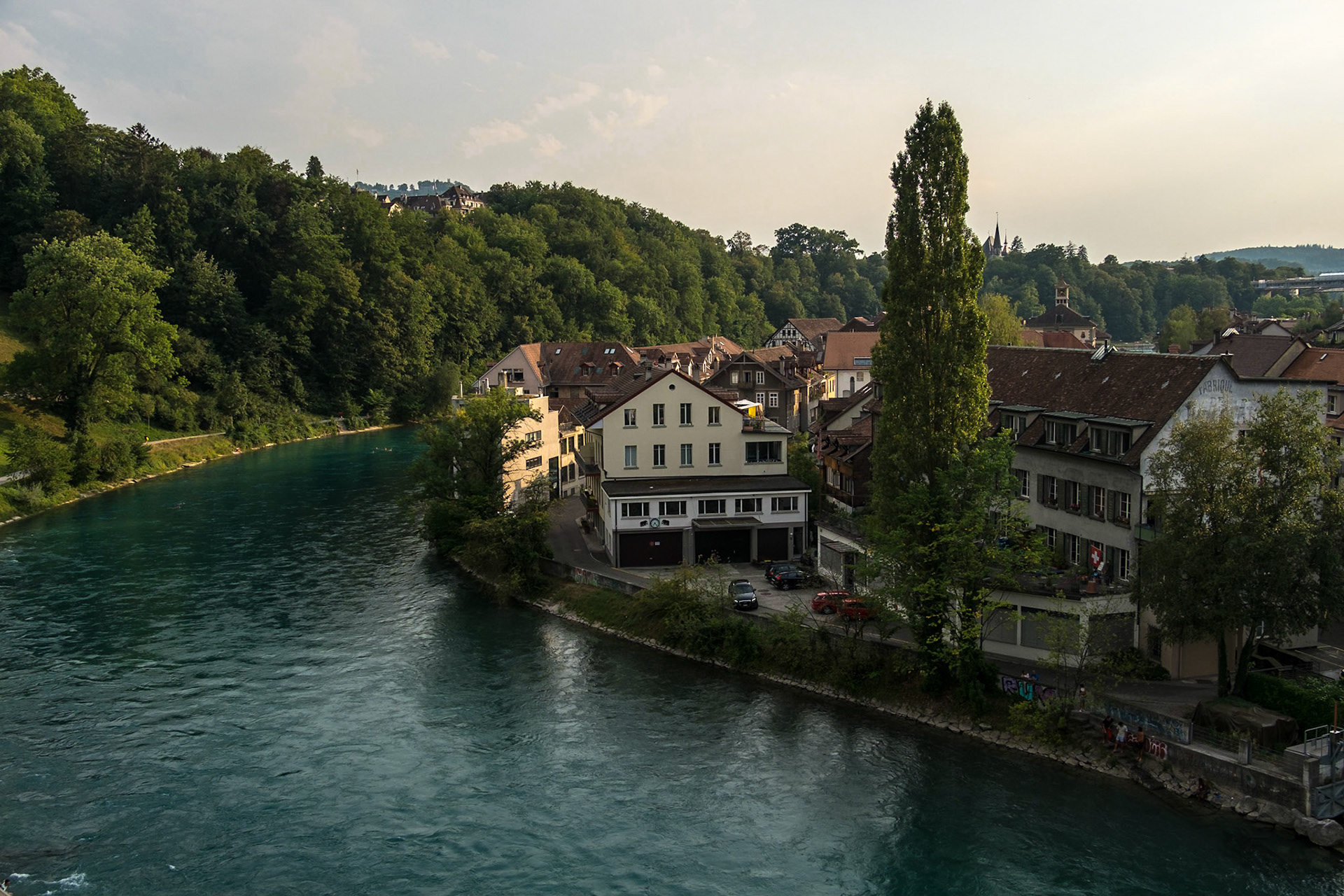 Río Aar. Bern