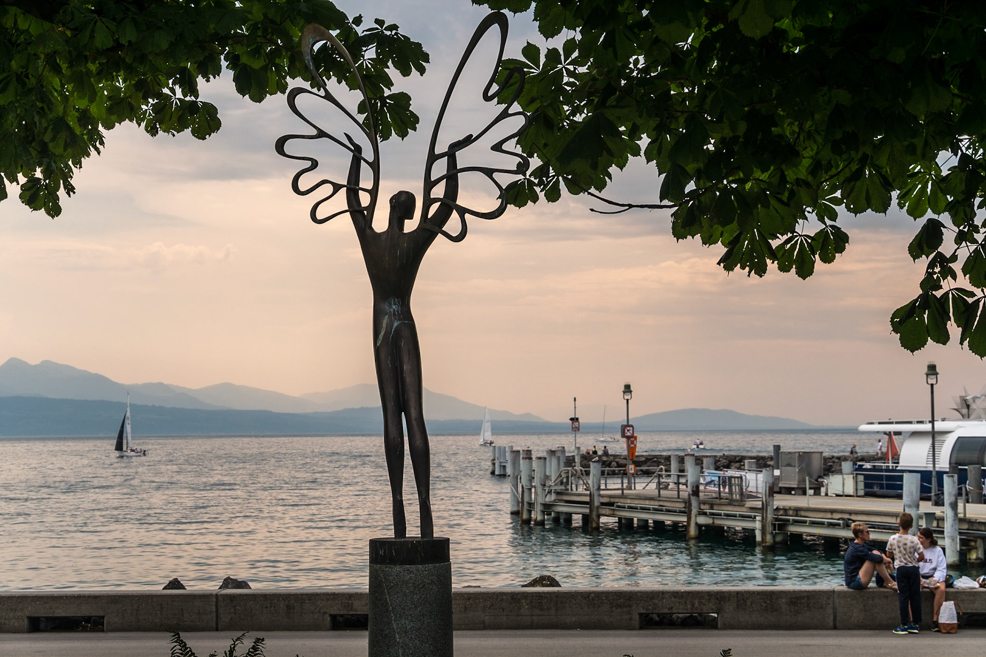 Lac Léman, Lausanne