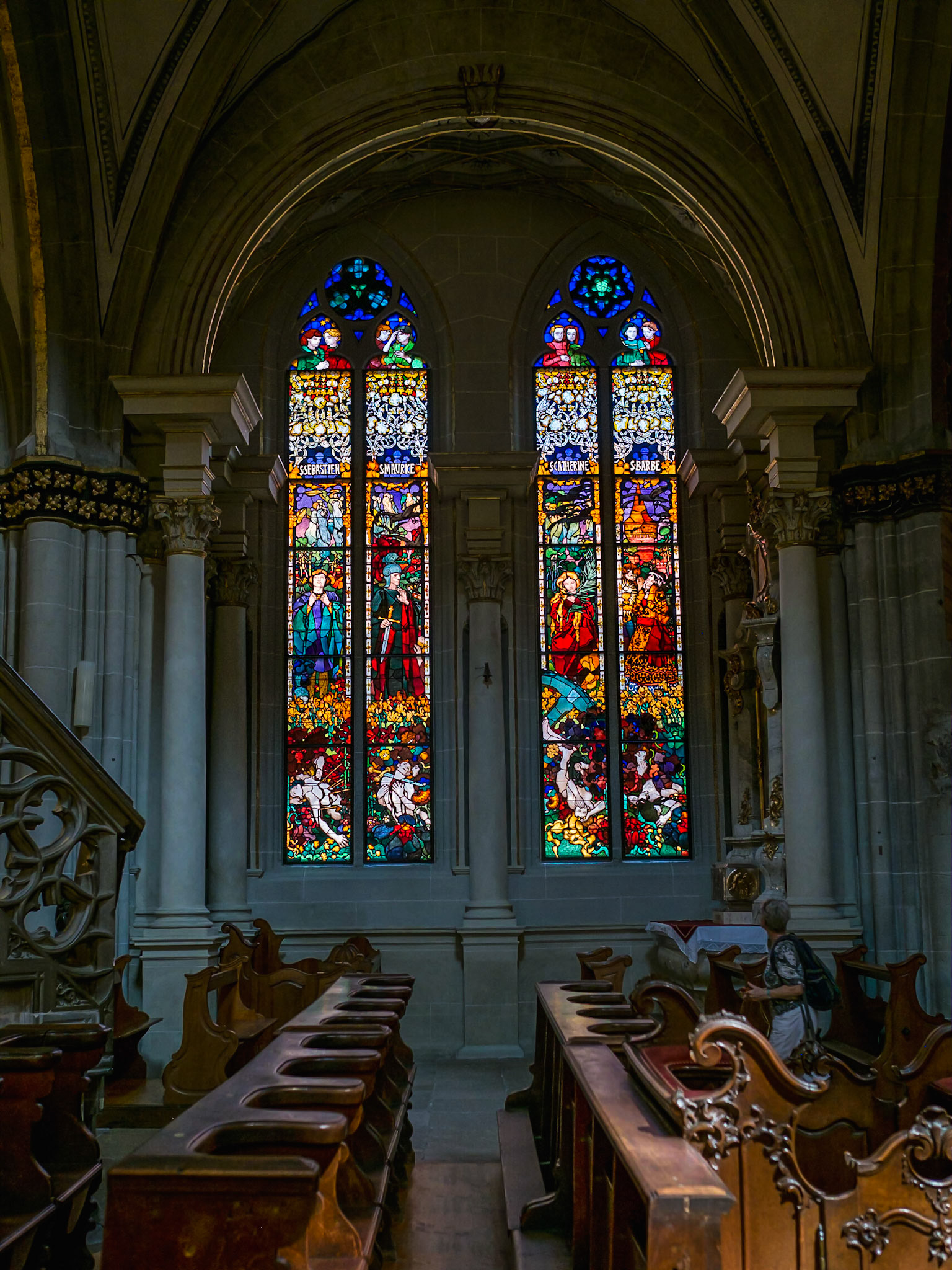 Cathédrale Saint-Nicolas. Friburgo, Suiza
