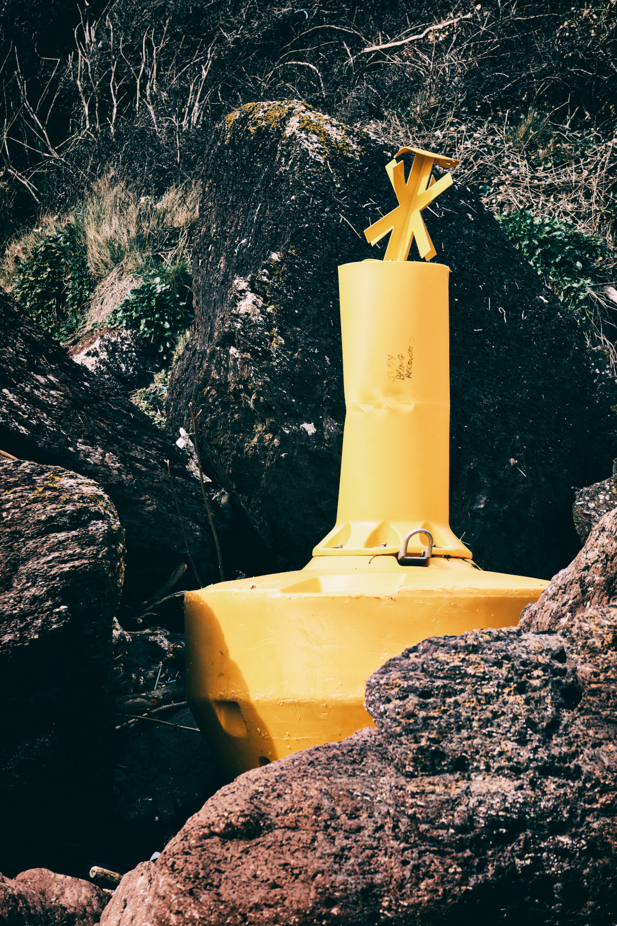 Yellow Buoy at Freshwater West Beach