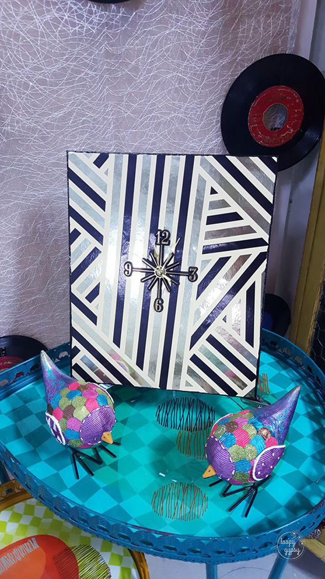Upcycled Wooden Frame Turned Clock