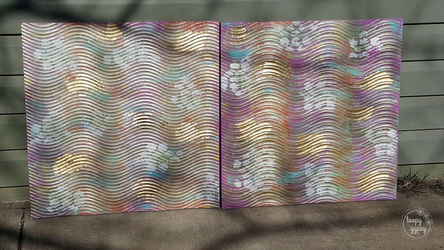 Paint on Textured MDF Panel