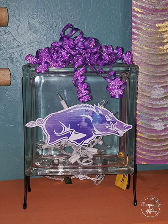 Glass Block personalized