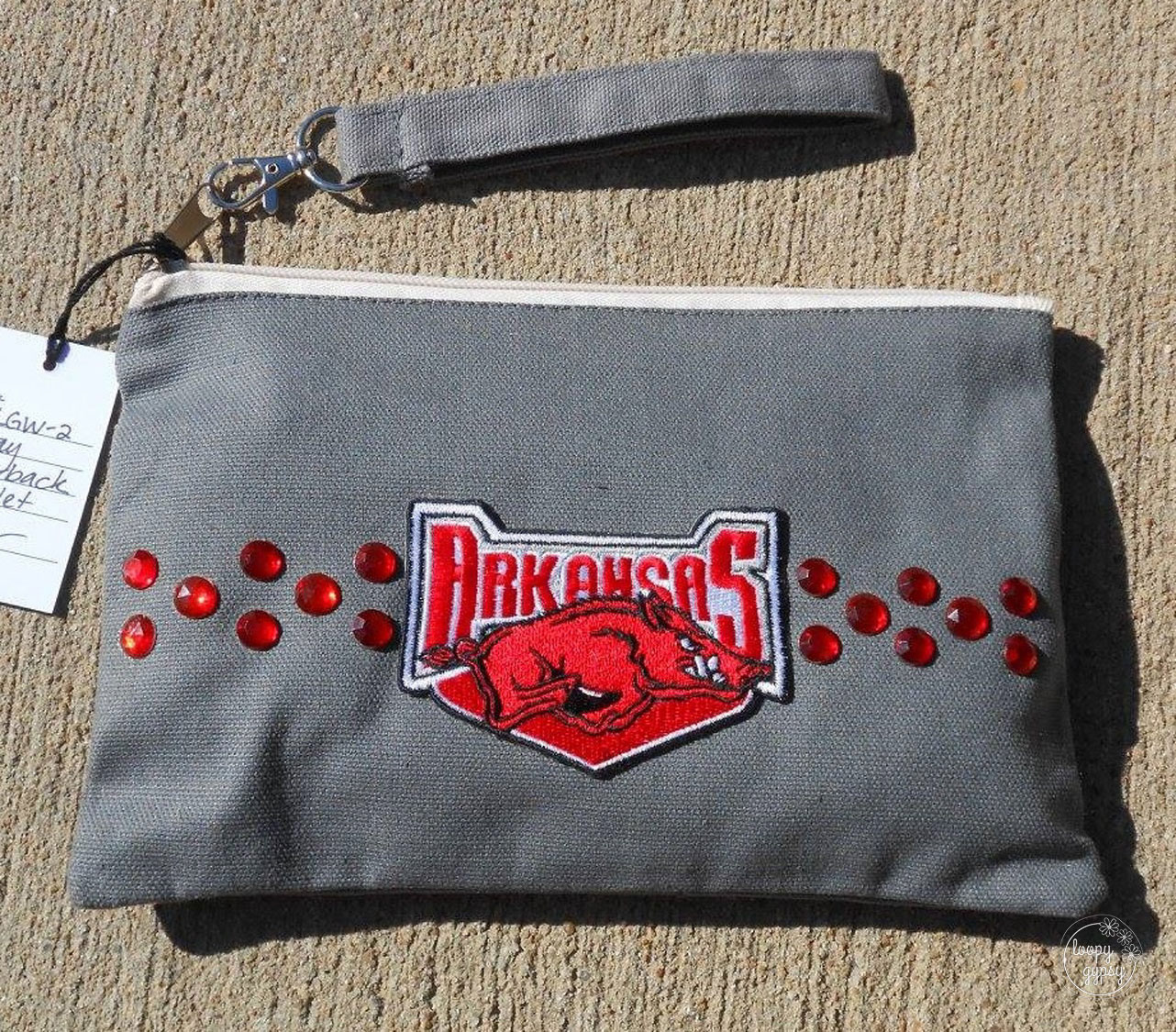 Decorated wristlet