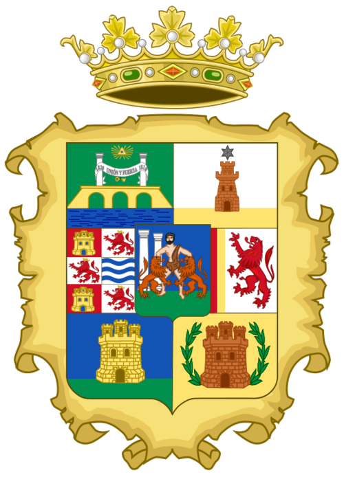 Andalusian Coat of Arms. Heralder, some elements by Sodacan / CC BY-SA (https://creativecommons.org/licenses/by-sa/4.0)
