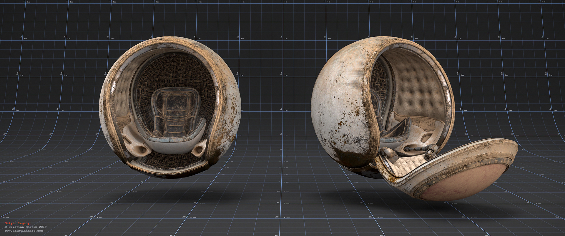 The door system has been design from an engineer perspective so that it could be rigged afterwards.