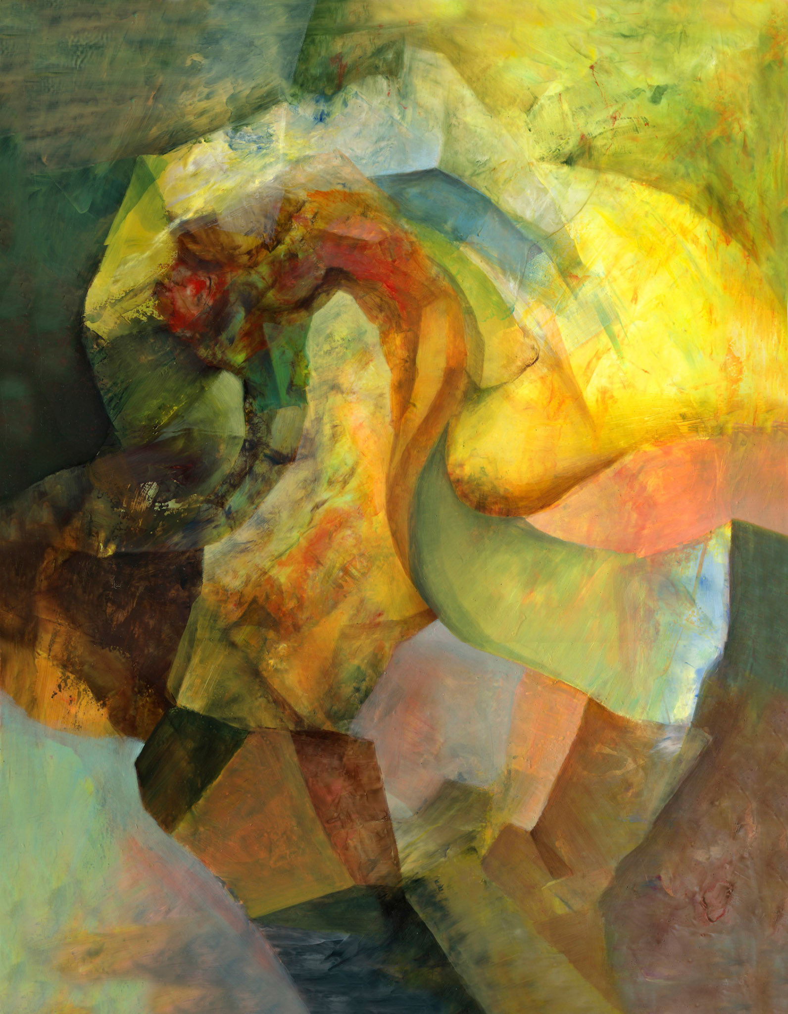 “Spring” 2011, W  70 x H  90 cm, (Painting available, Art print available)