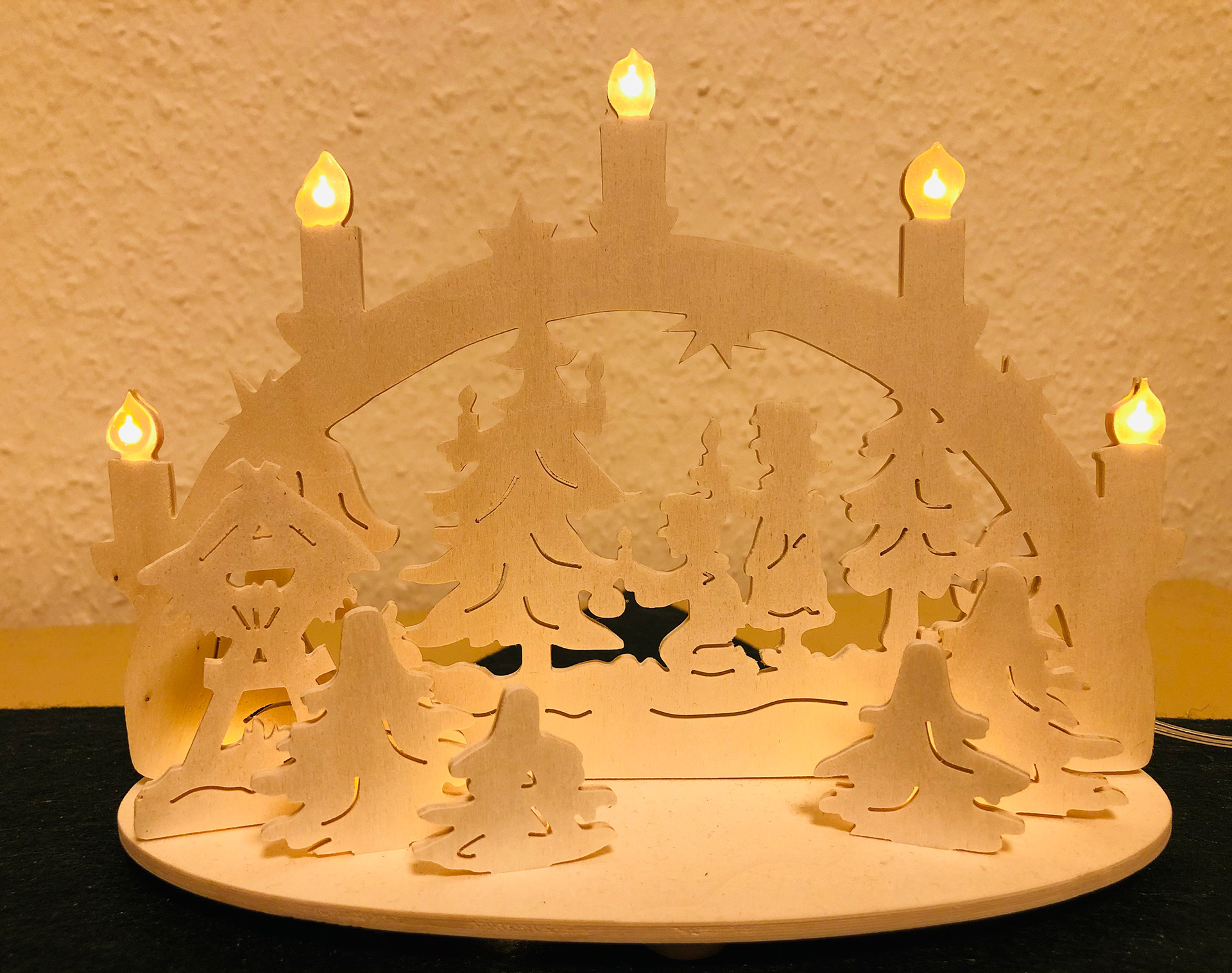 Schwippbogen mit Licht