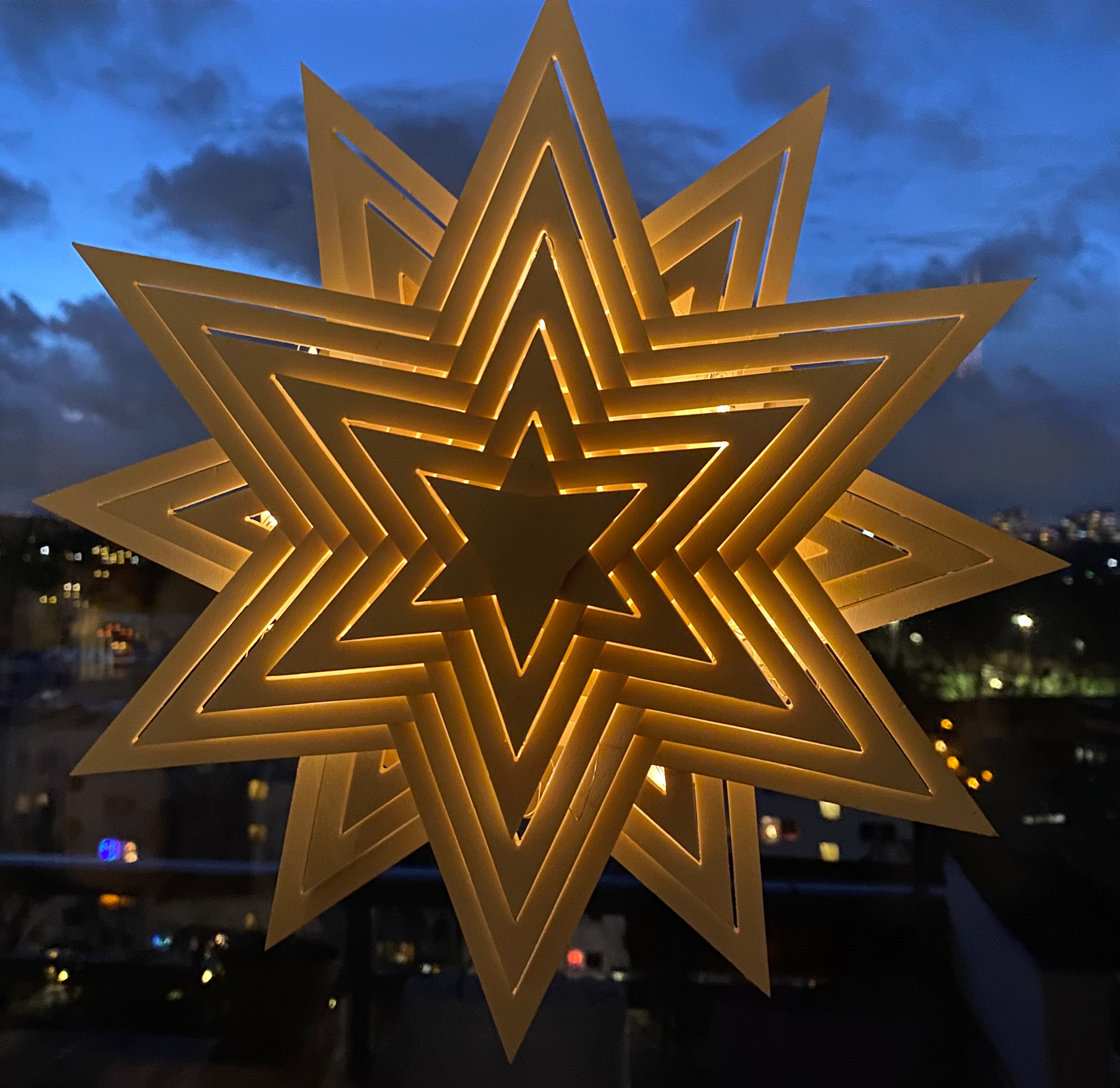 Weihnachtsstern groß