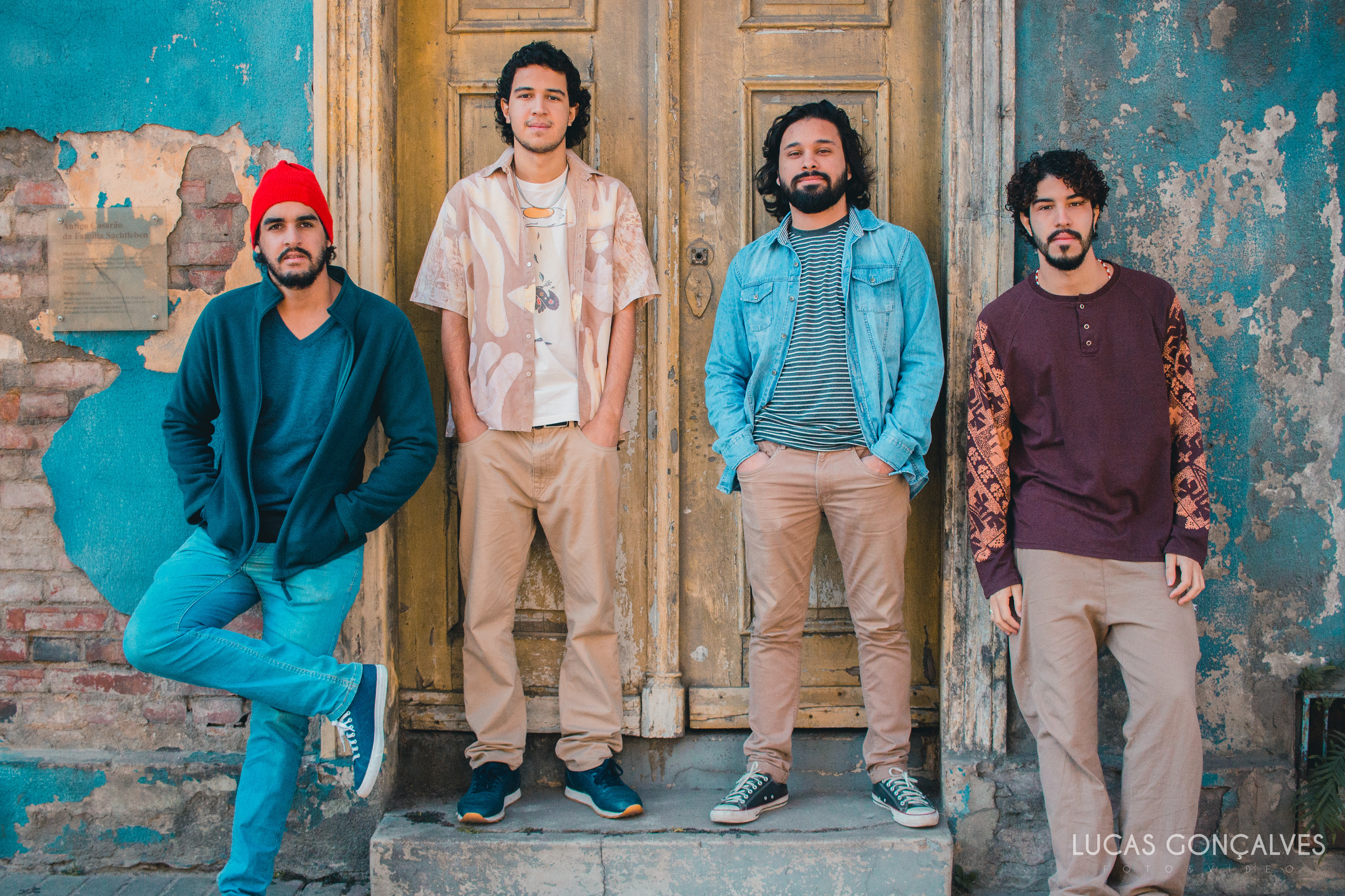 Sessão de fotos para Banda Astralplane (Salvador/BA) em Blumenau/SC - 2018