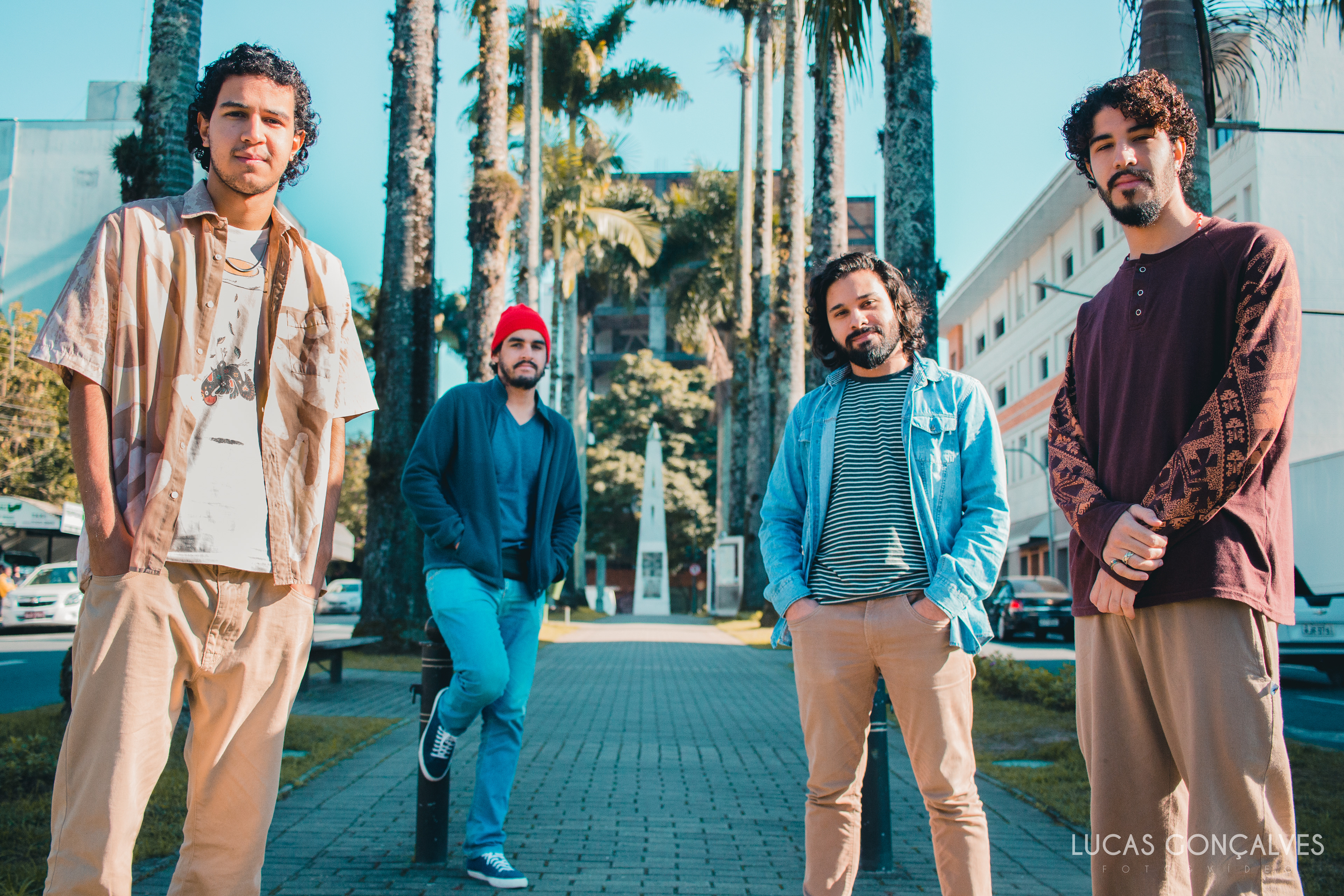 Sessão de fotos para Banda Astralplane (Salvador/BA) em Blumenau/SC - 2018