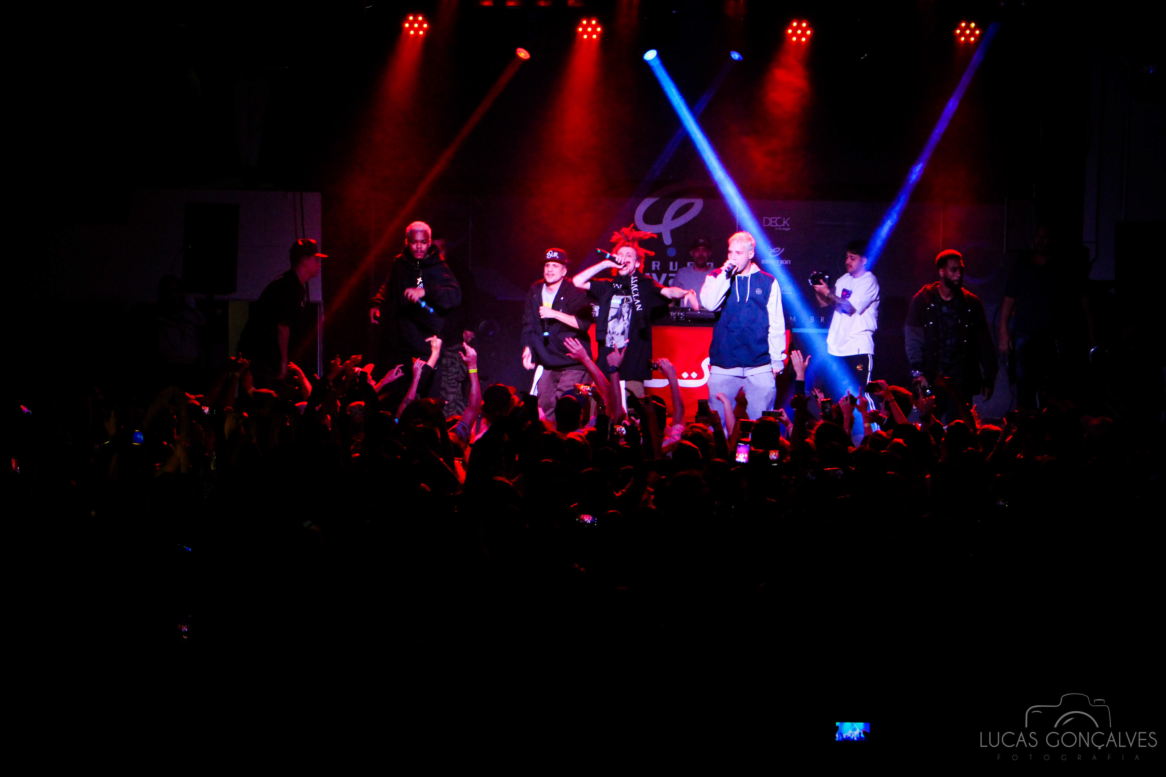 Show do grupo de rap Haikaiss em Blumenau/SC - 2016