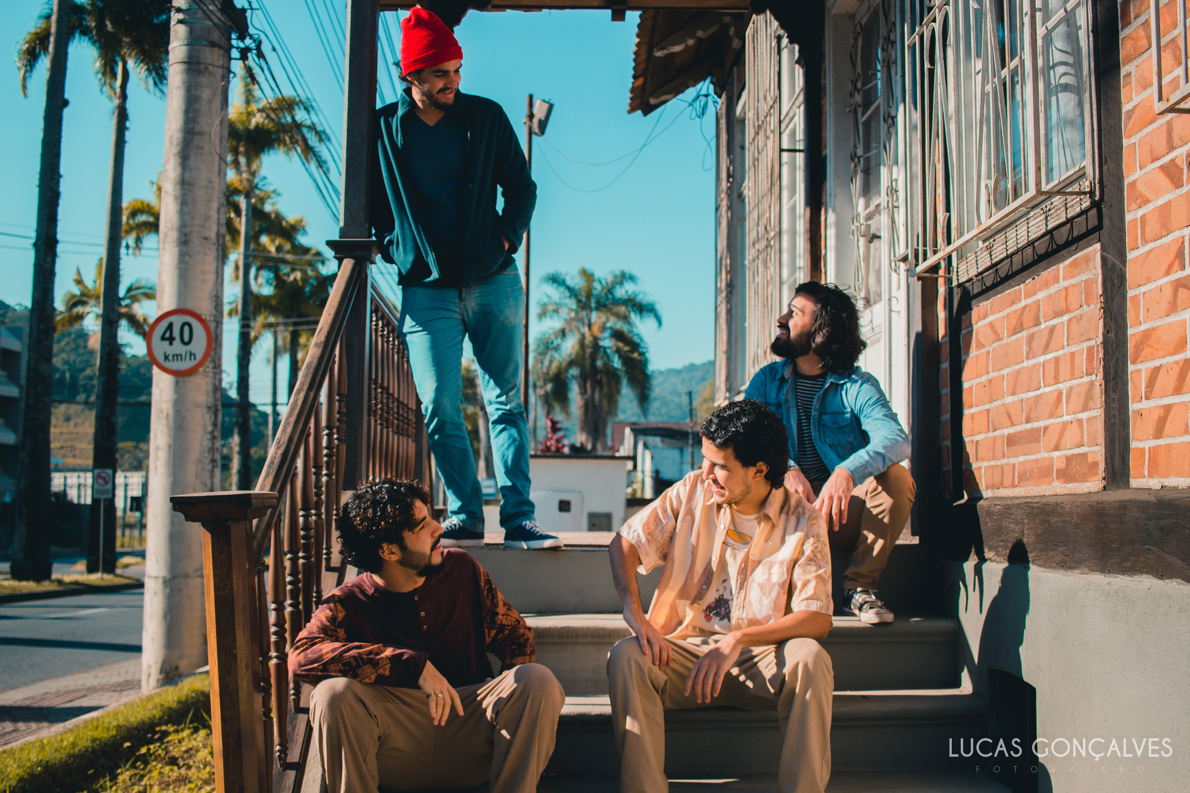 Sessão de fotos para Banda Astralplane (Salvador/BA) em Blumenau/SC - 2018