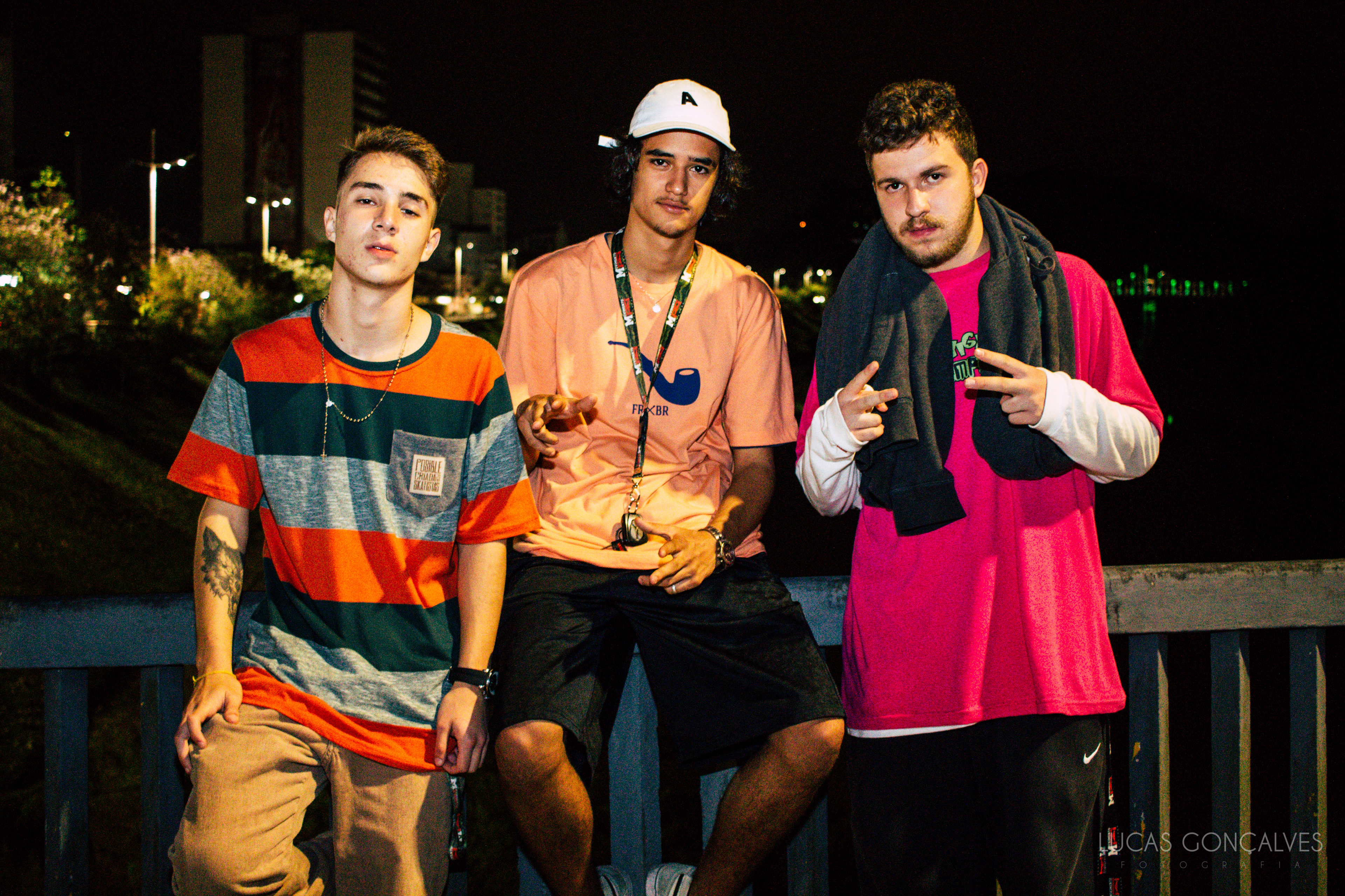 Sessão de fotos do grupo Valle Rap em Blumenau/SC - 2017