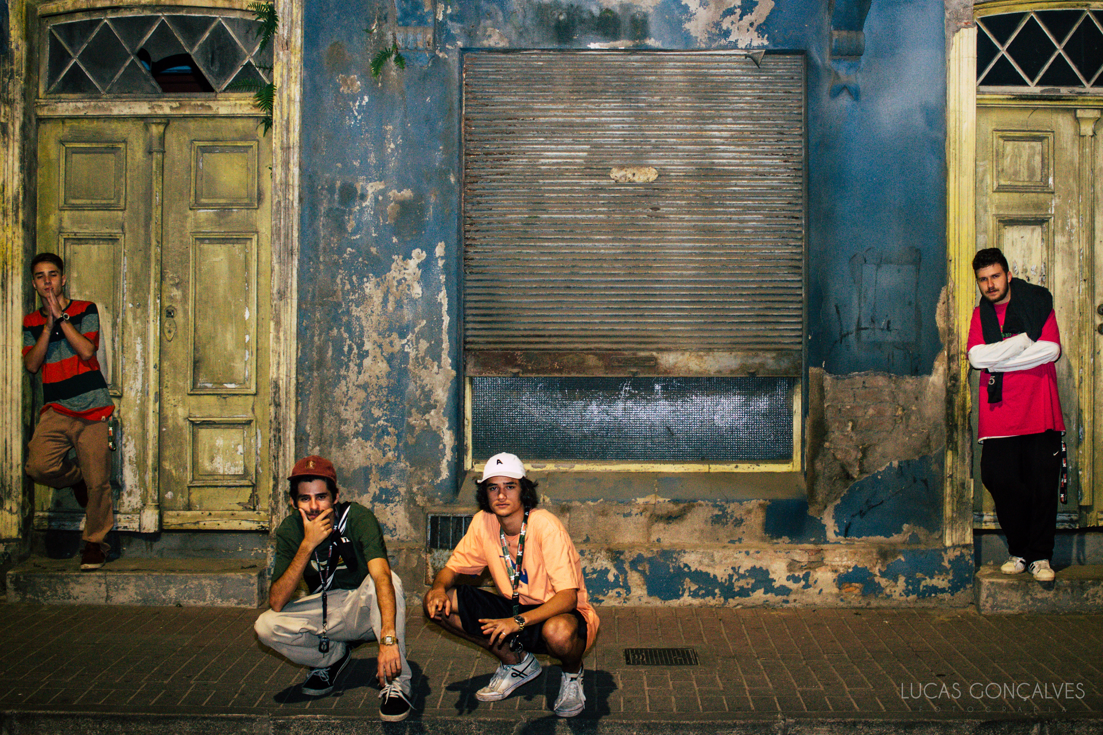 Sessão de fotos do grupo Valle Rap em Blumenau/SC - 2017