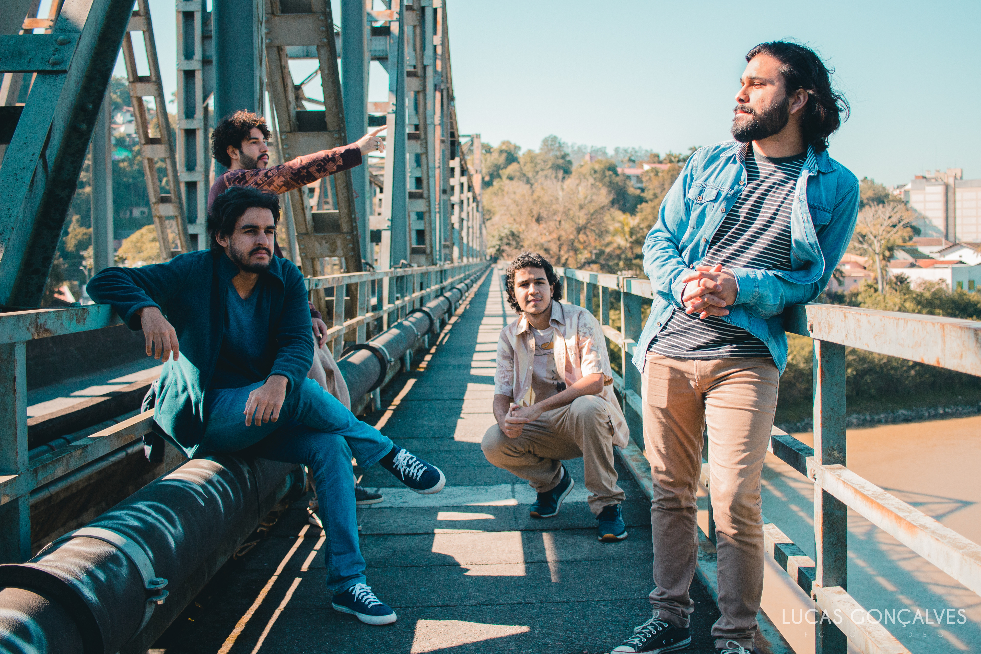 Sessão de fotos para Banda Astralplane (Salvador/BA) em Blumenau/SC - 2018