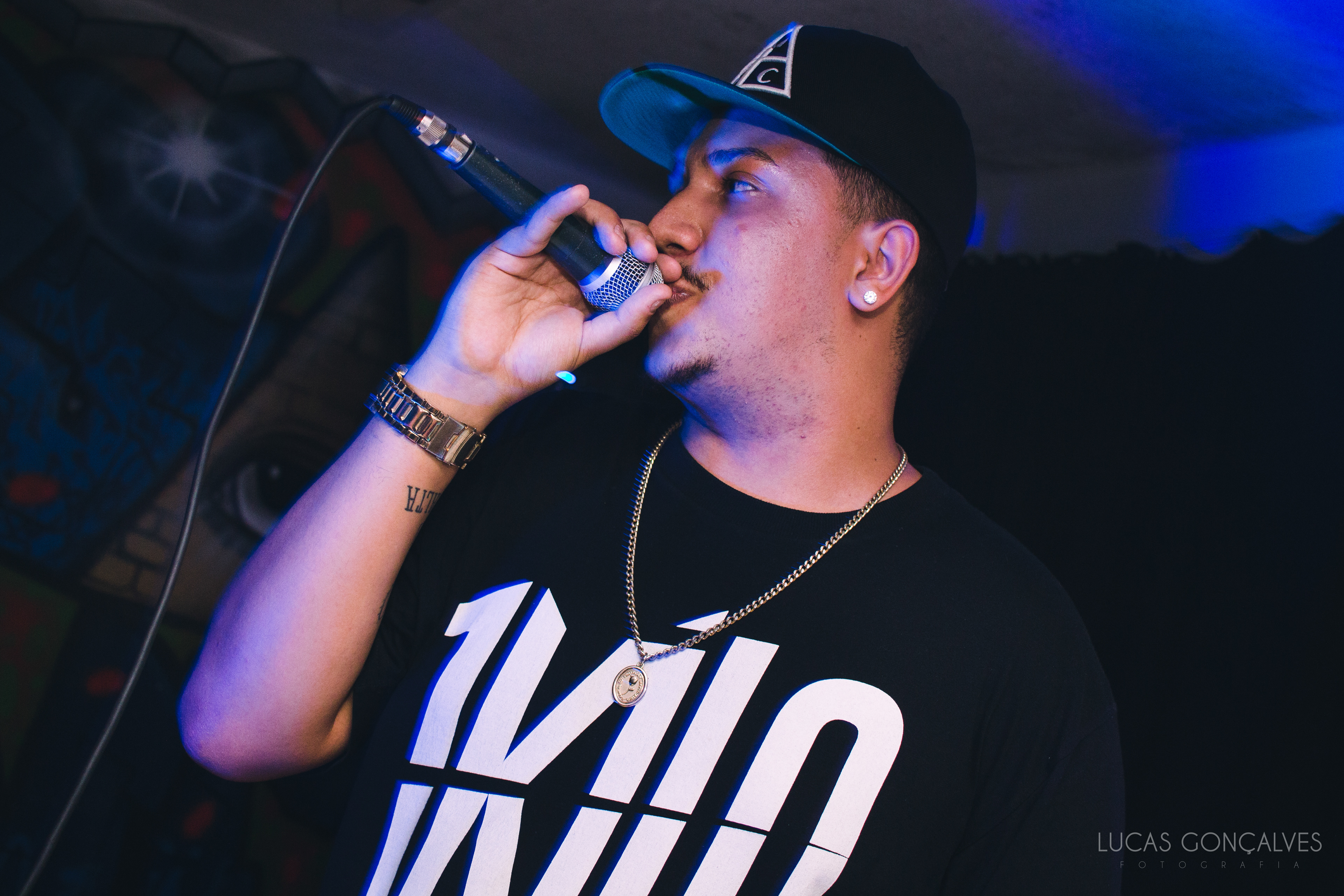 Lenzi do grupo de rap 1Kilo em Blumenau/SC - 2017