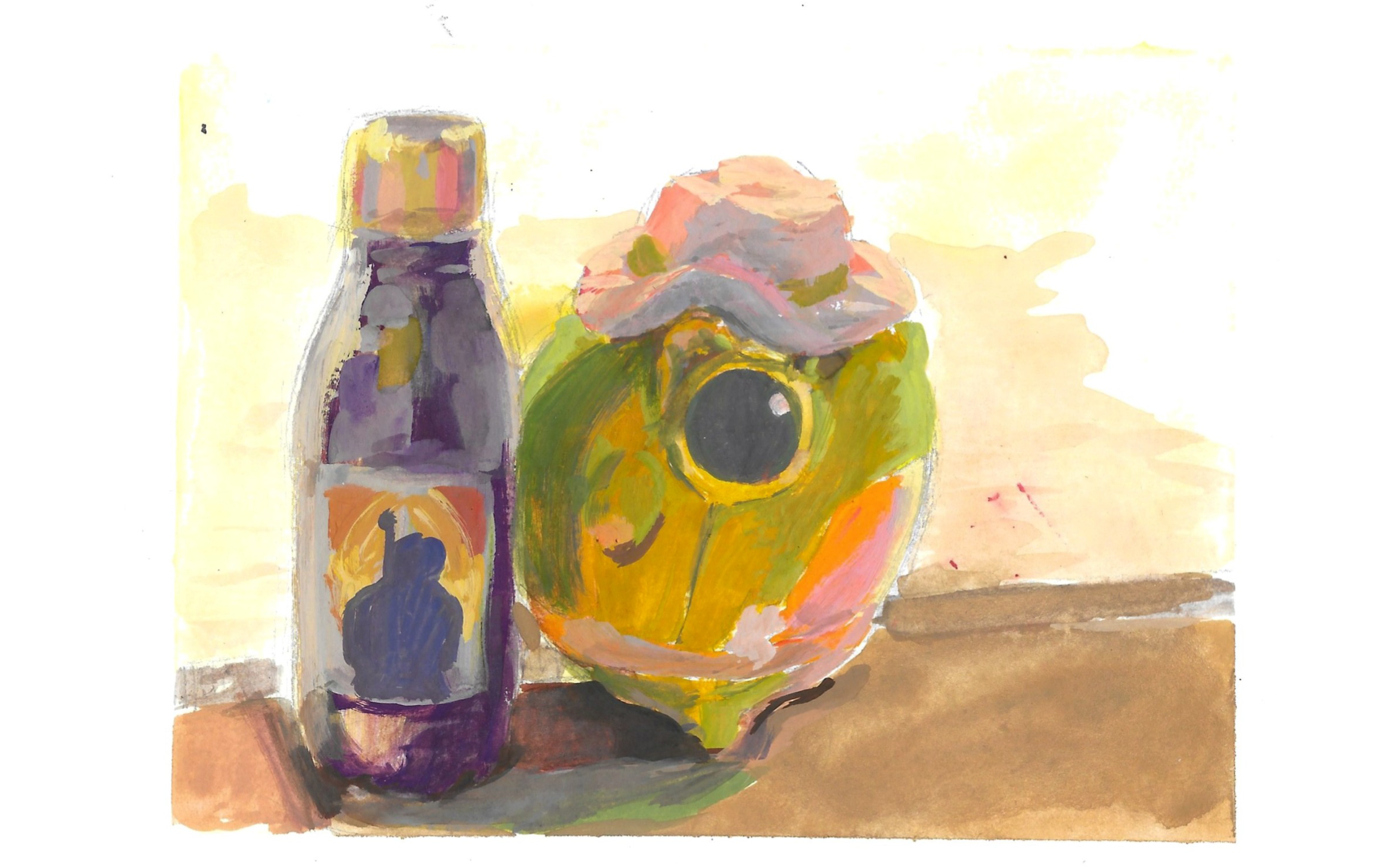 Gouache on paper, A4