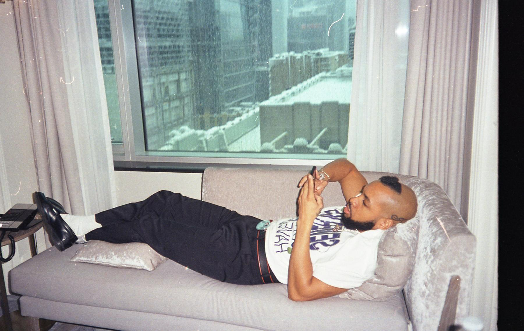 "Hunter at the St. Regis" Shot by Sabrina Narzoles. 2021
